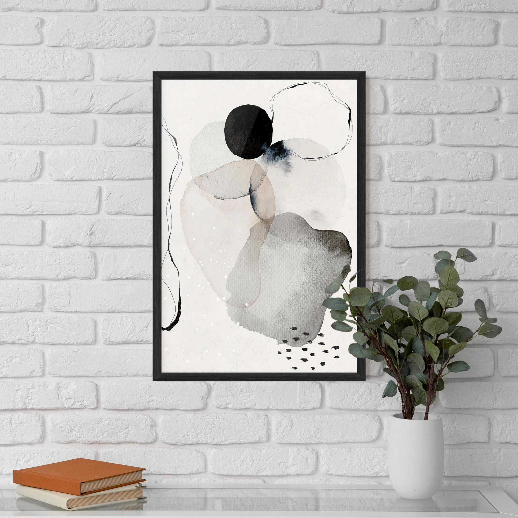 Poster Înrămat Water Color Art mockup 5