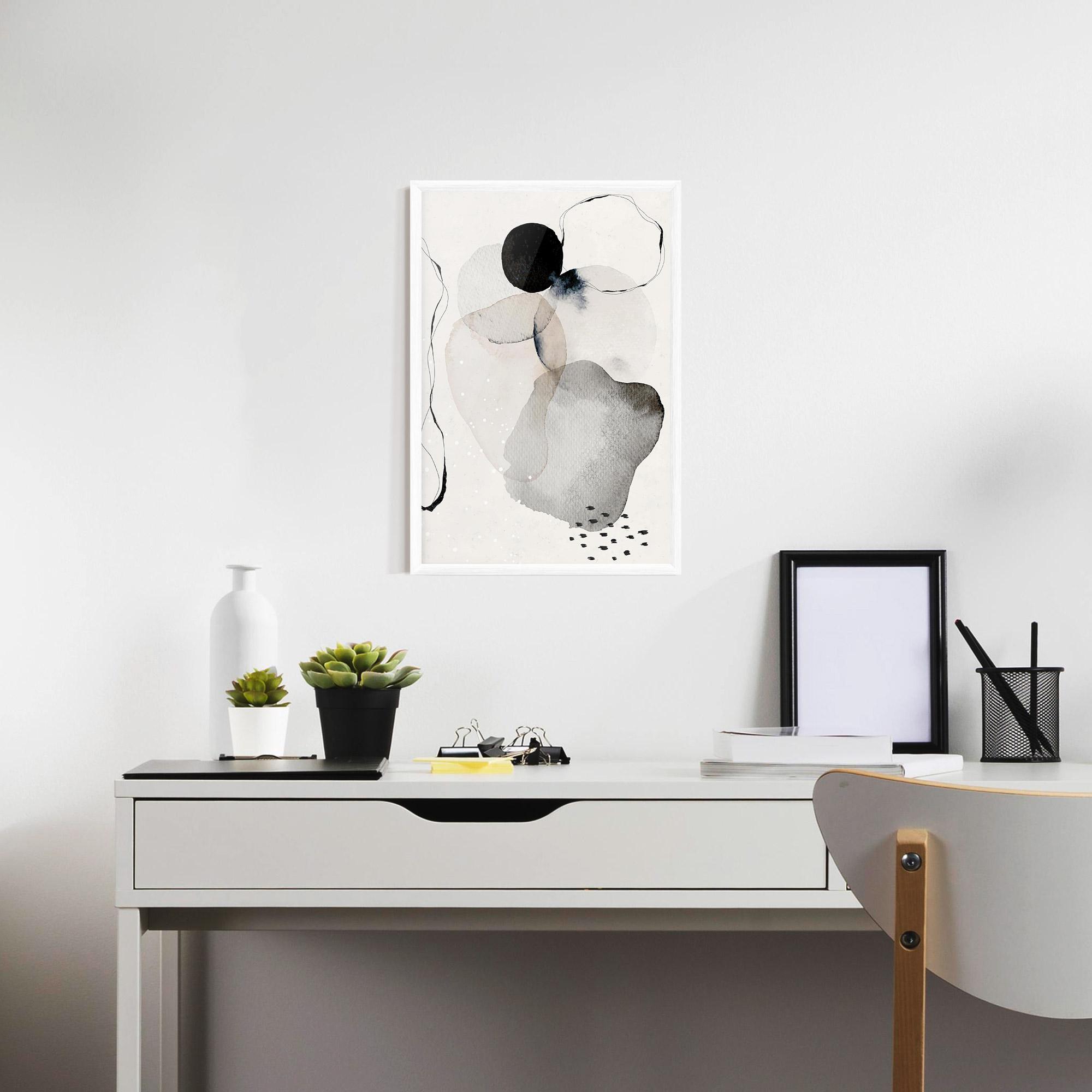 Poster Înrămat Water Color Art mockup 7