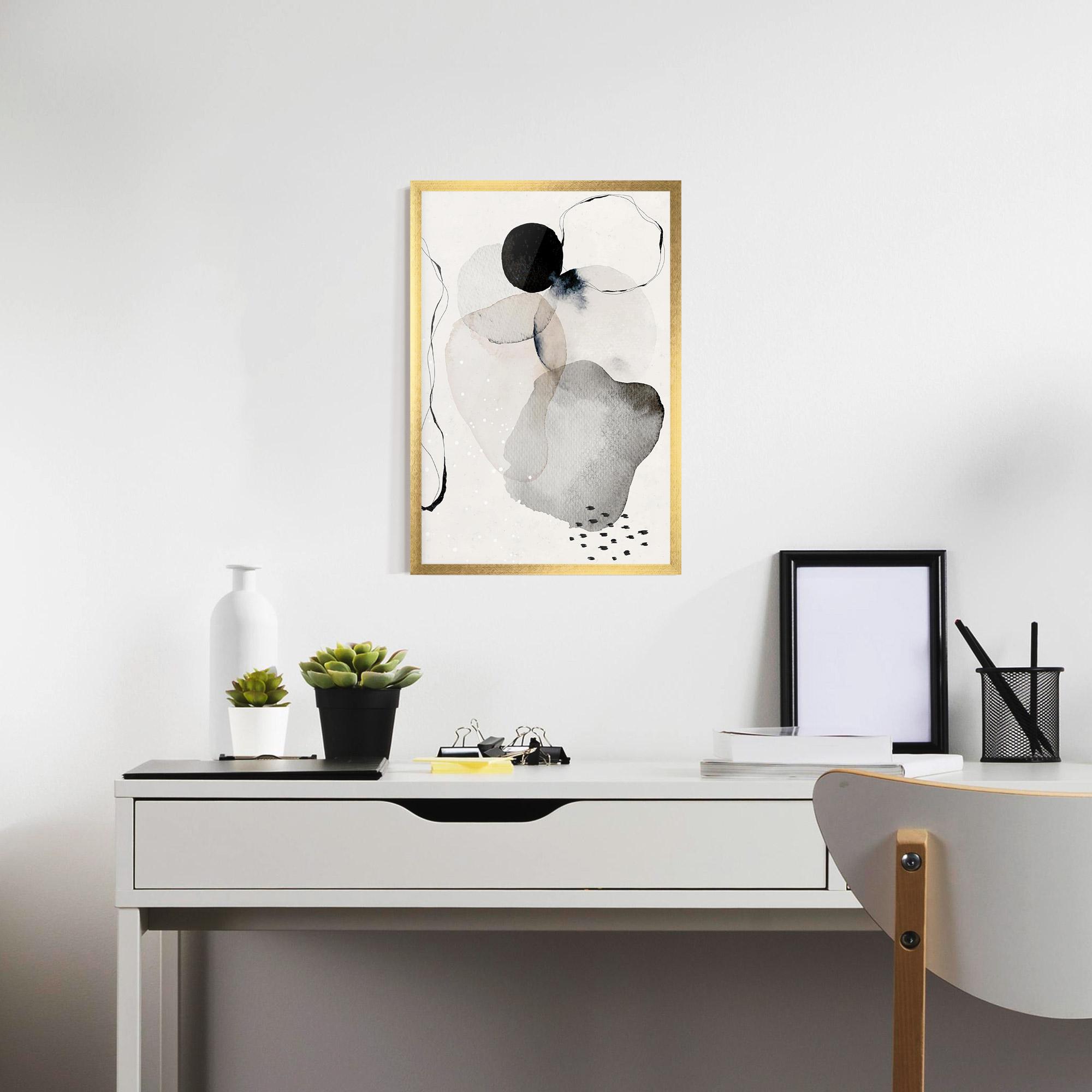 Poster Înrămat Water Color Art mockup 7