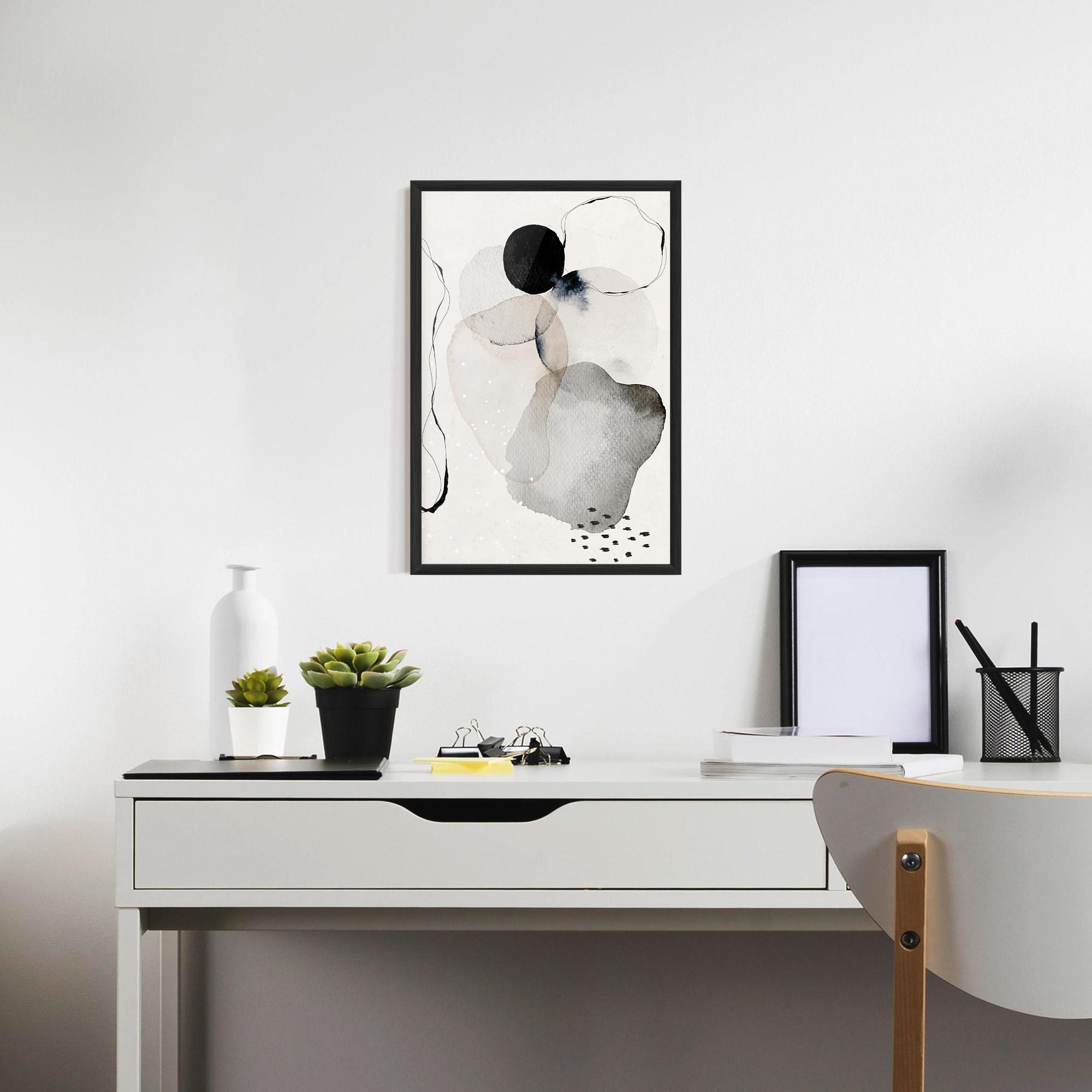 Poster Înrămat Water Color Art mockup 7