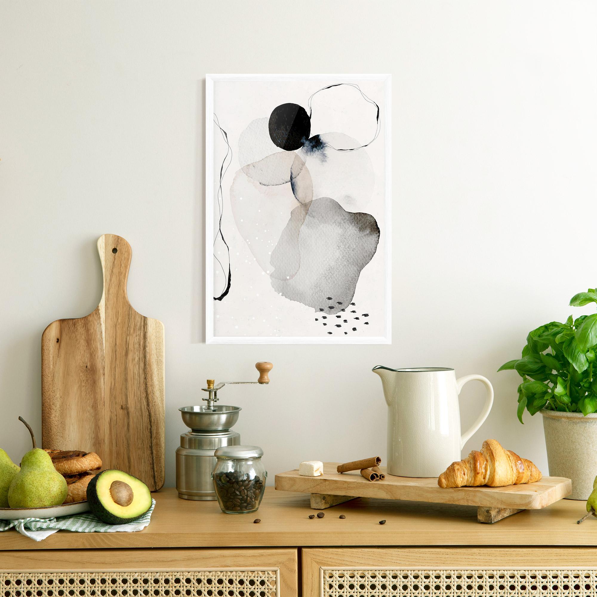Poster Înrămat Water Color Art mockup 8