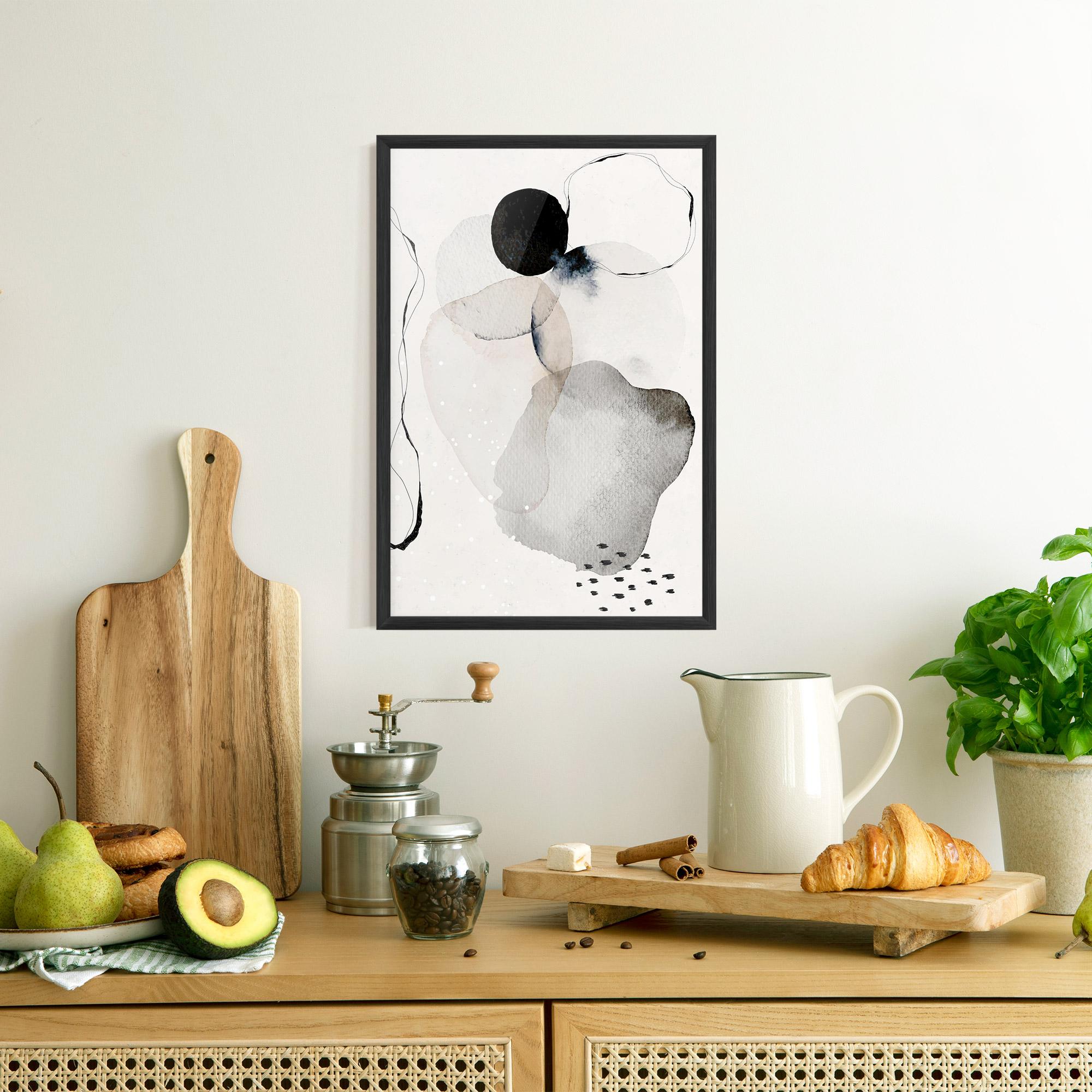 Poster Înrămat Water Color Art mockup 8