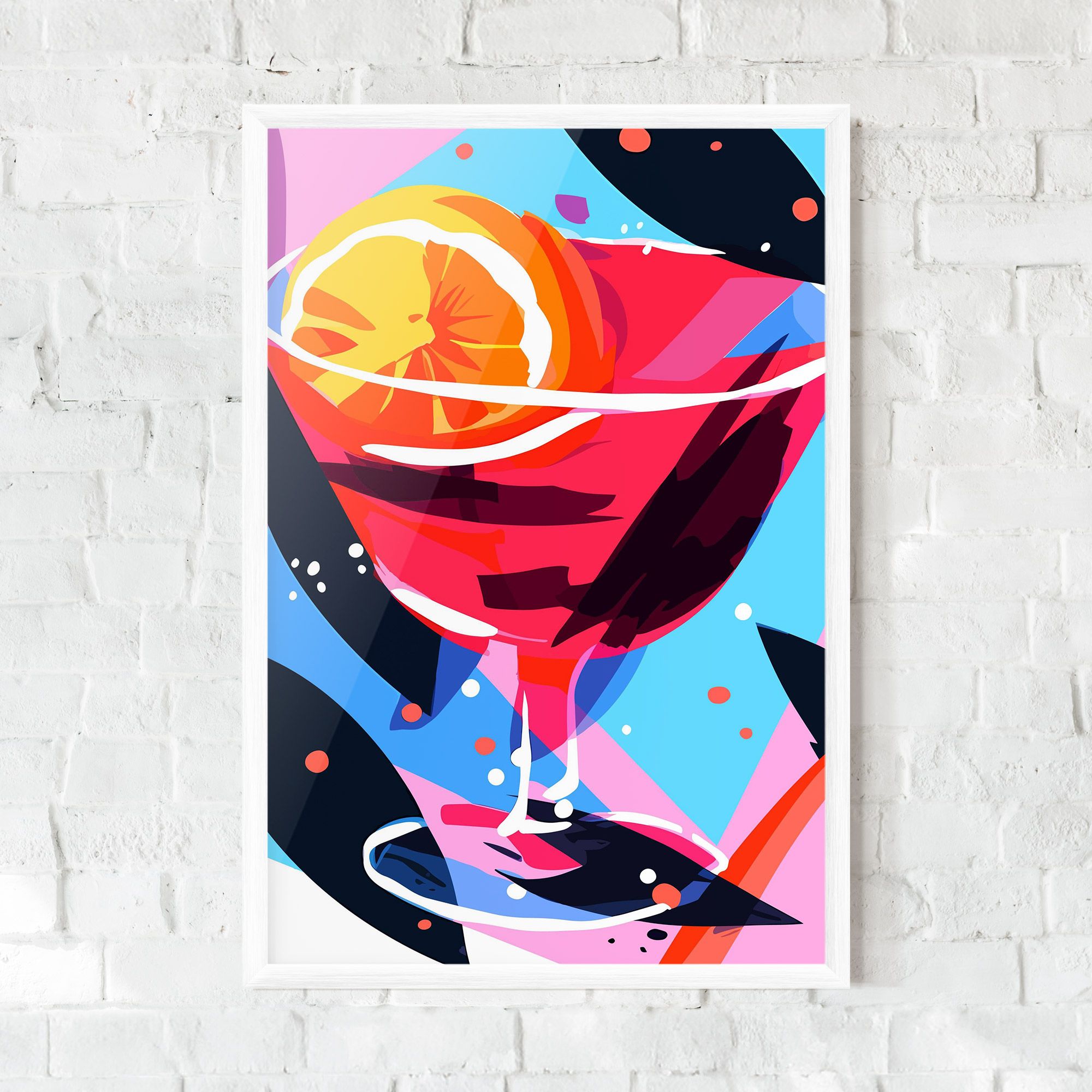 Red Cocktail Art mockup 0