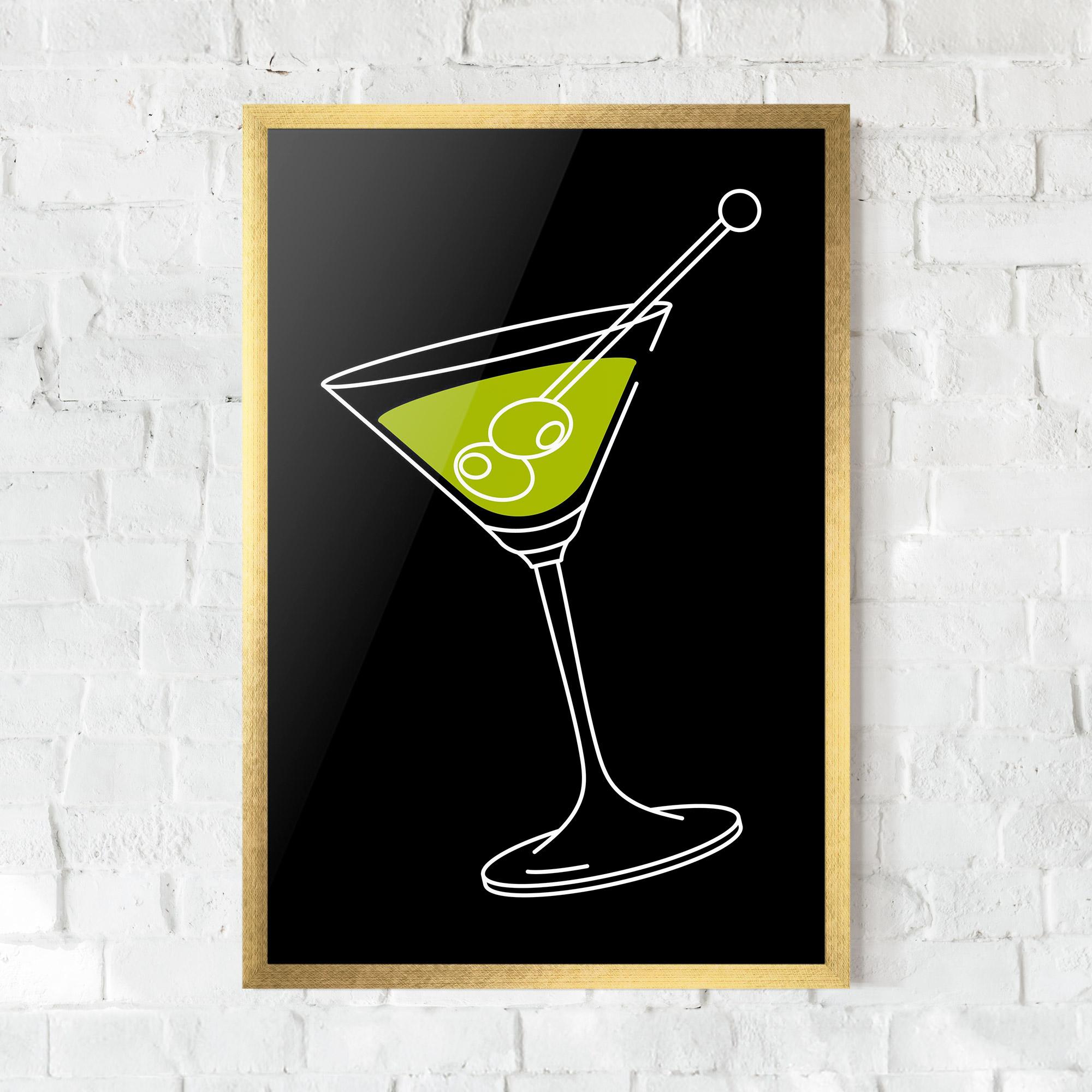Poster Înrămat Glass mockup 0