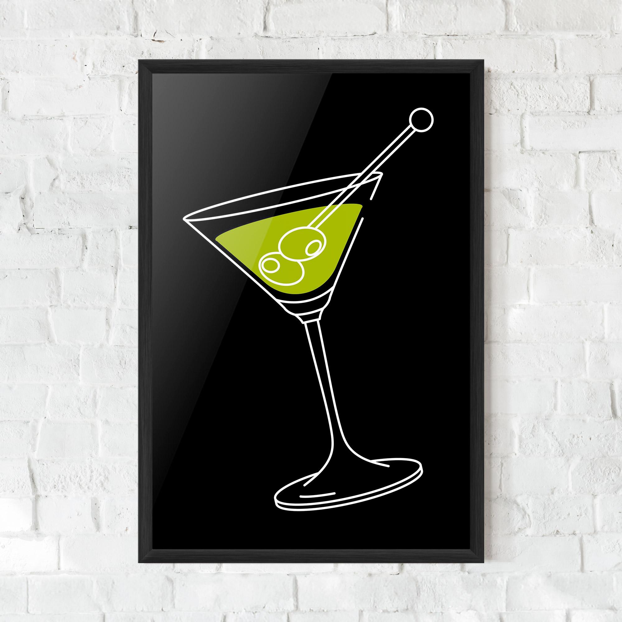 Poster Înrămat Glass mockup 0