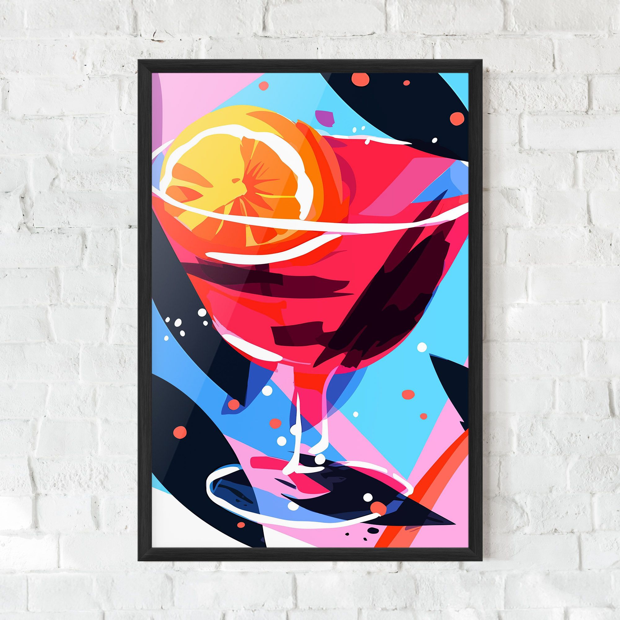 Red Cocktail Art mockup 0