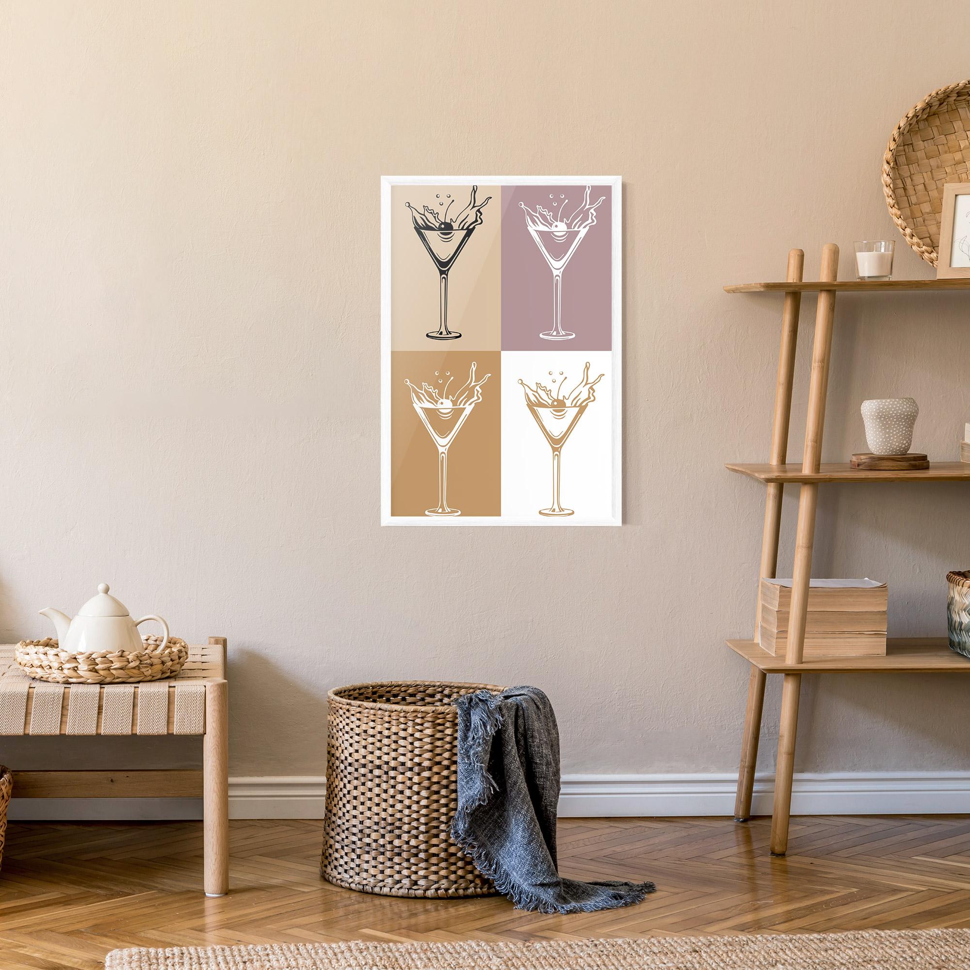 Poster Înrămat Drinks Mix mockup 9