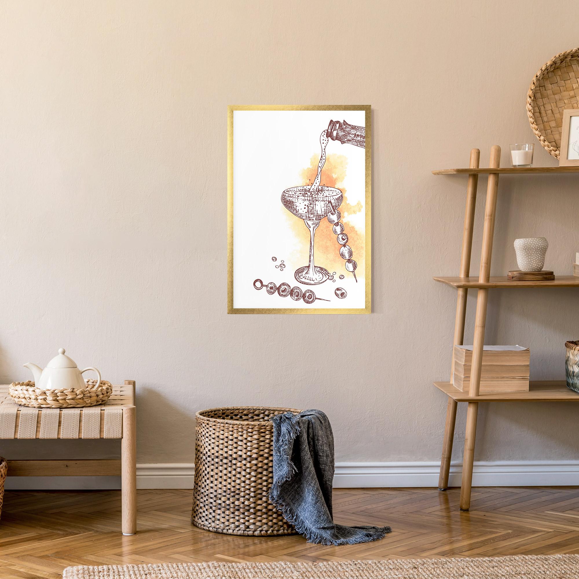 Poster Înrămat Cocktail mockup 9