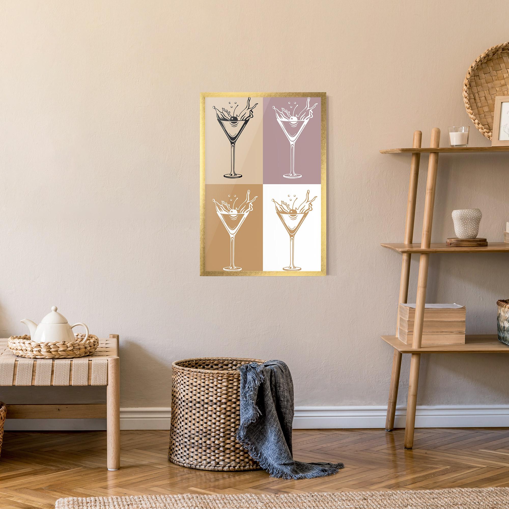 Poster Înrămat Drinks Mix mockup 9