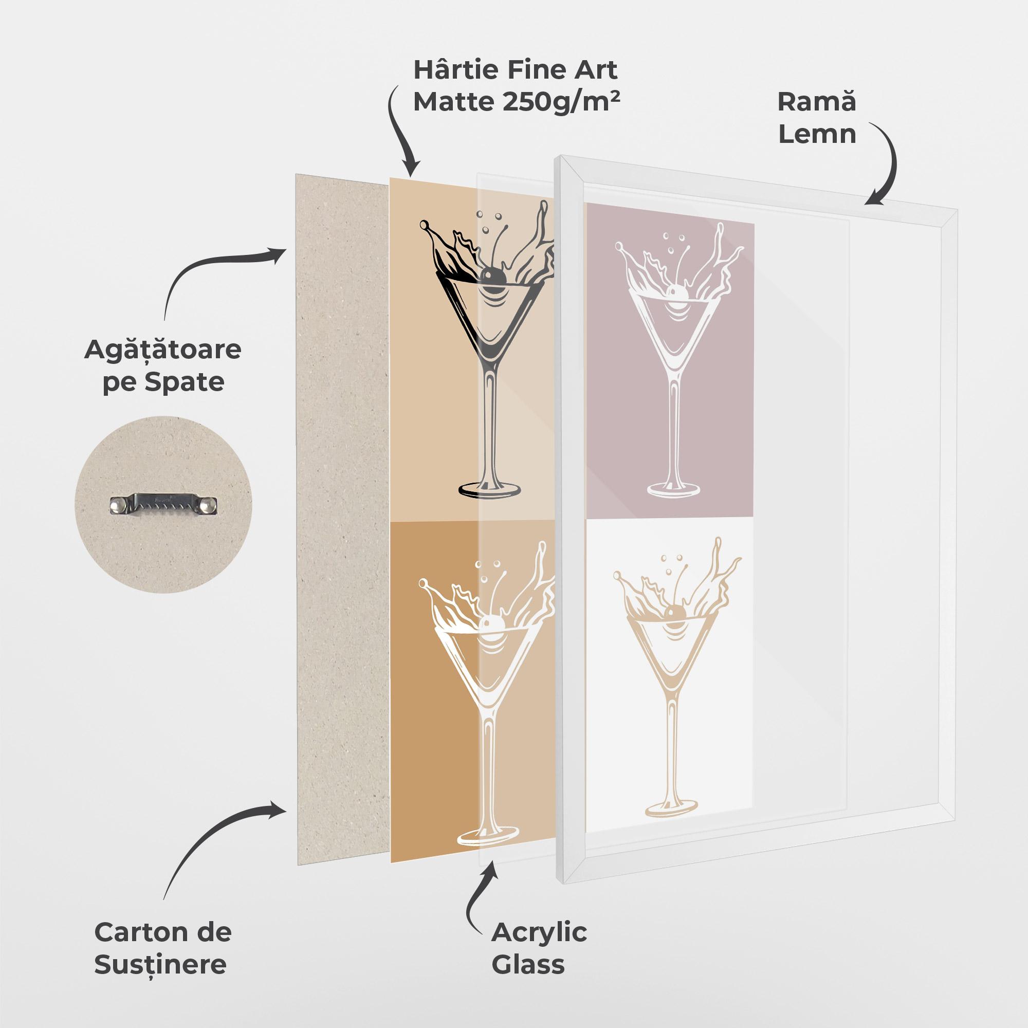 Poster Înrămat Drinks Mix mockup 1