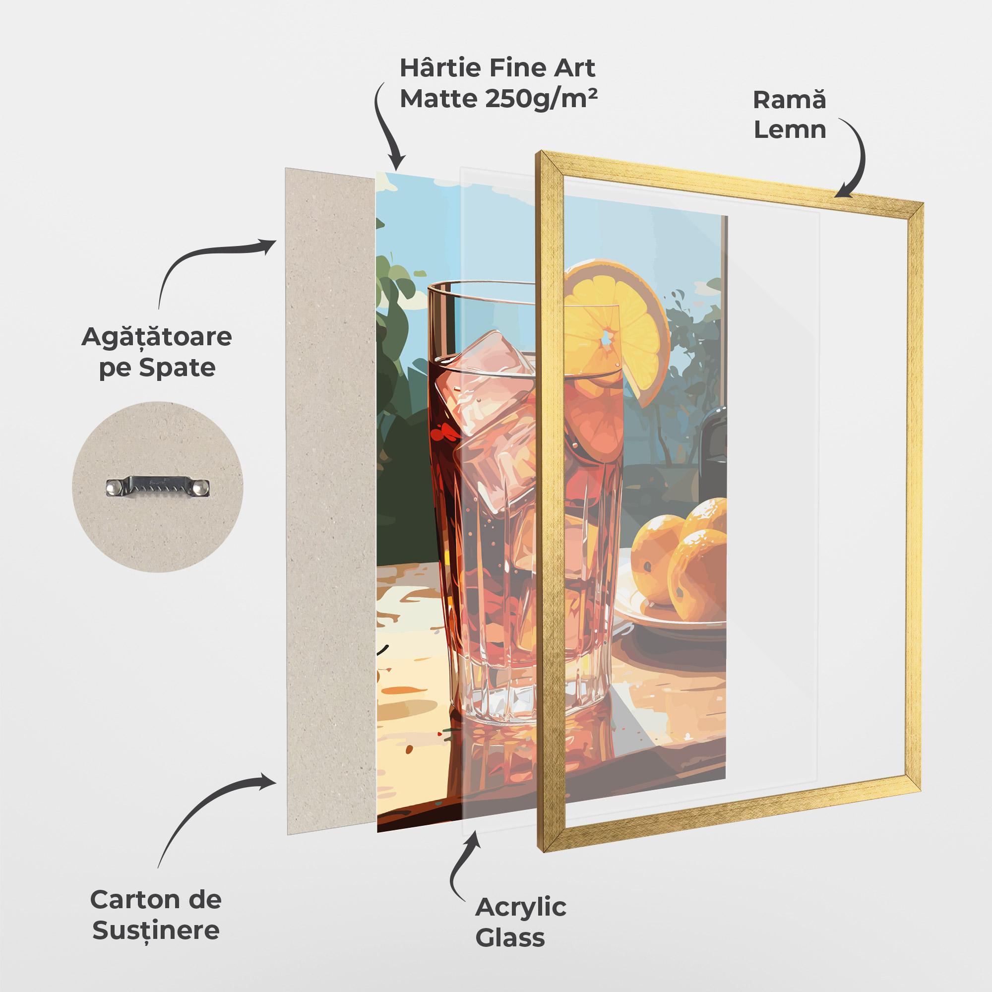 Poster Înrămat Cocktail Art mockup 1