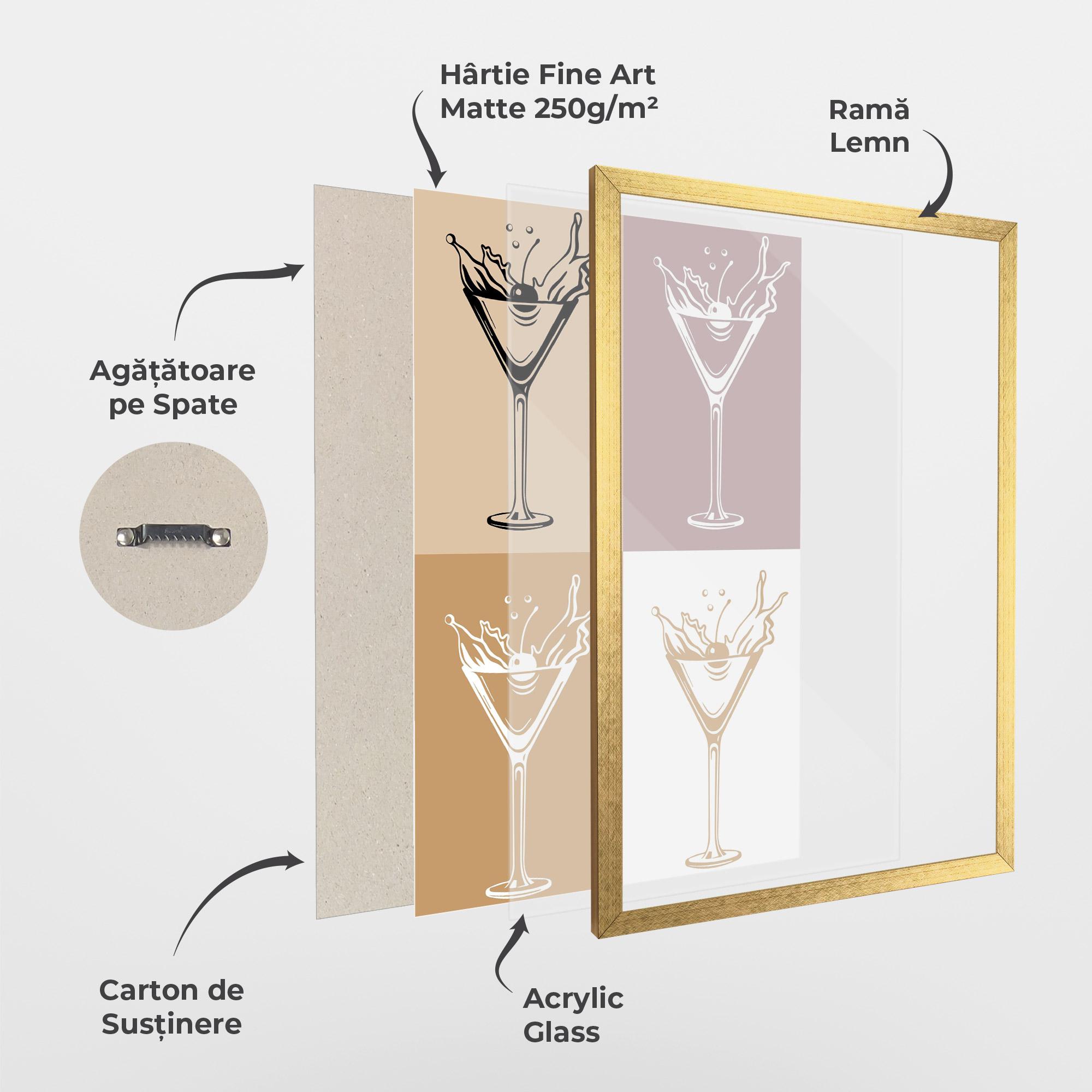 Poster Înrămat Drinks Mix mockup 1