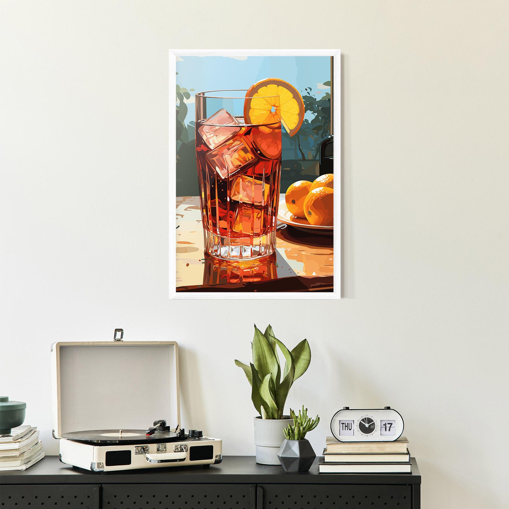 Poster Înrămat Cocktail Art mockup 2