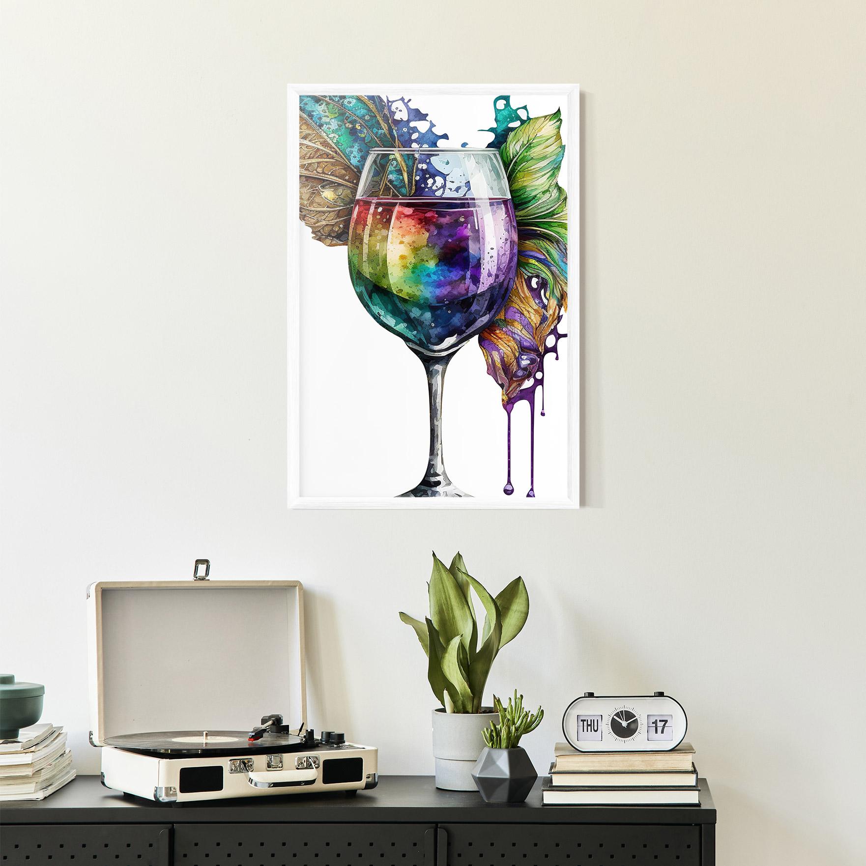 Poster Înrămat Colorful Drink mockup 2
