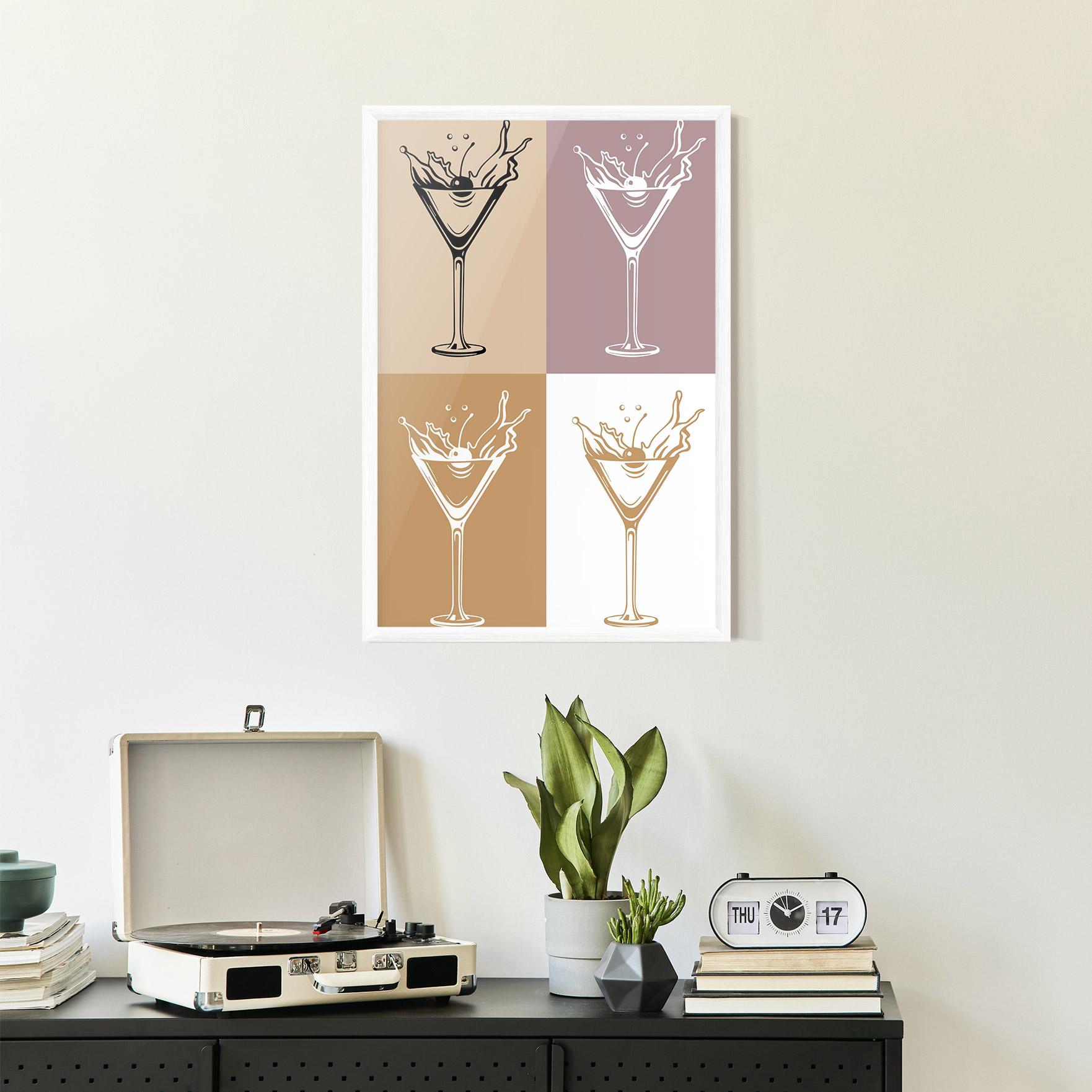 Poster Înrămat Drinks Mix mockup 2
