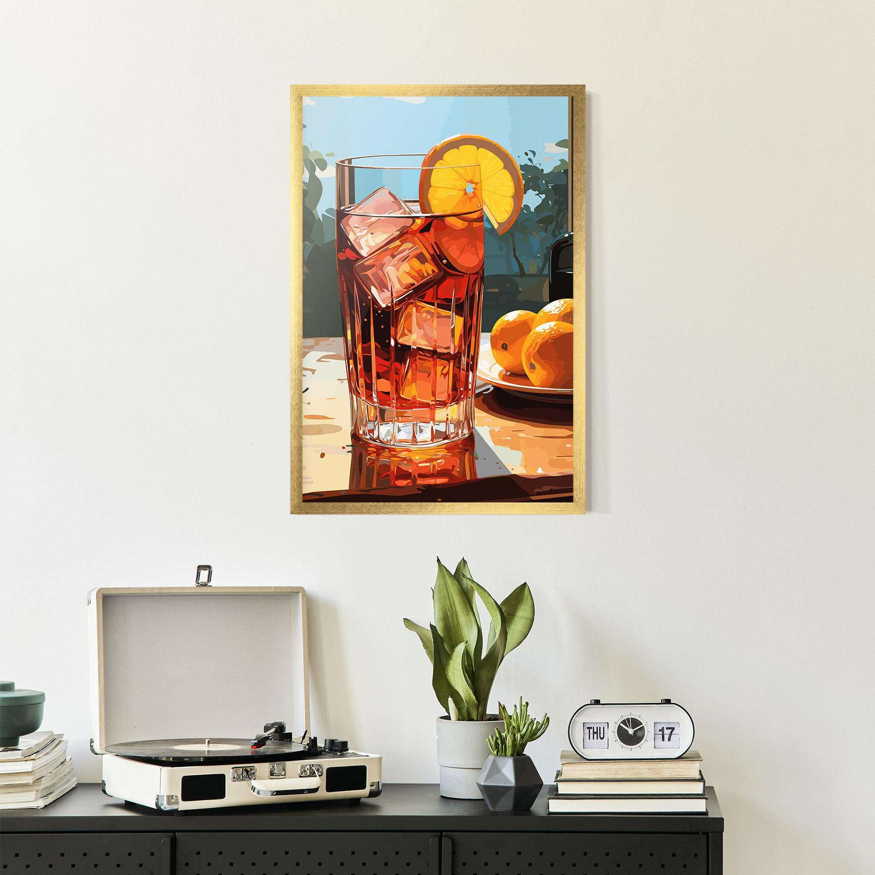 Poster Înrămat Cocktail Art mockup 2