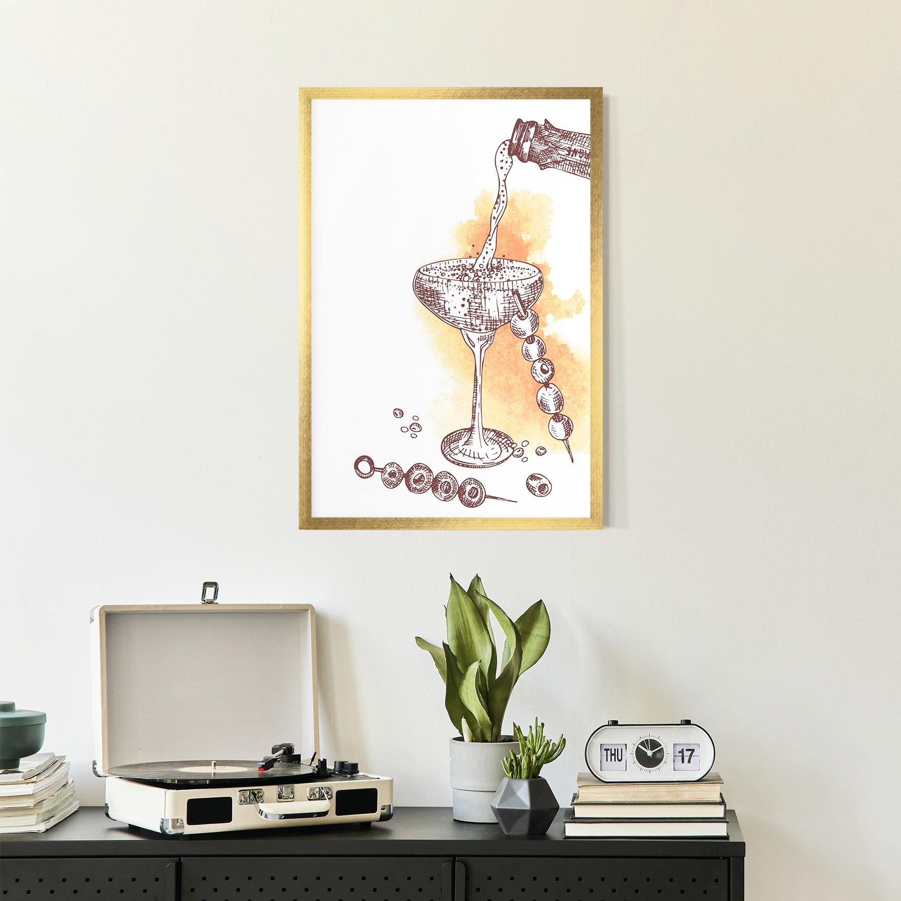 Poster Înrămat Cocktail mockup 2