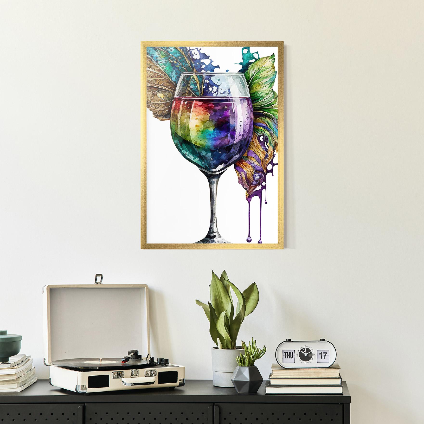 Poster Înrămat Colorful Drink mockup 2