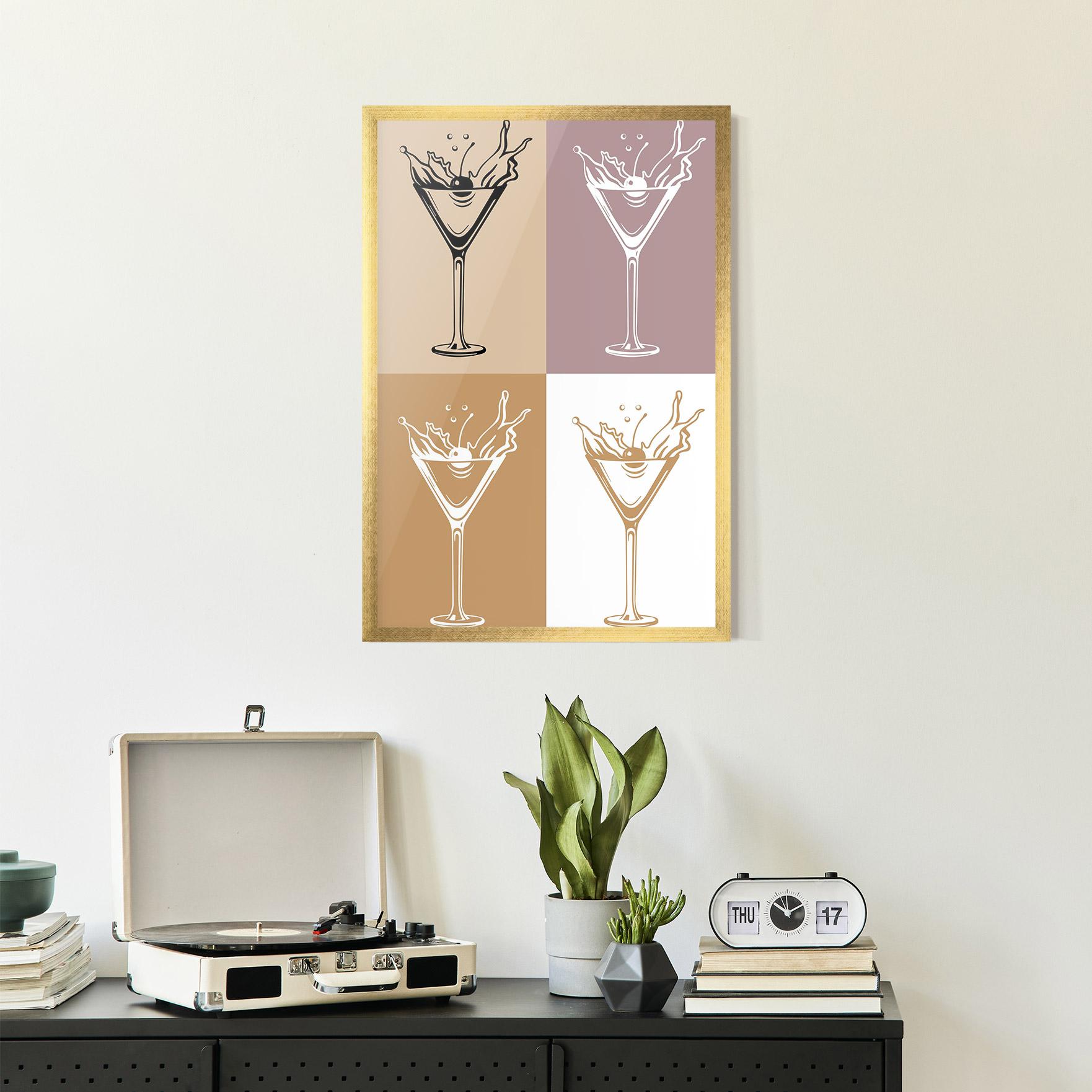 Poster Înrămat Drinks Mix mockup 2