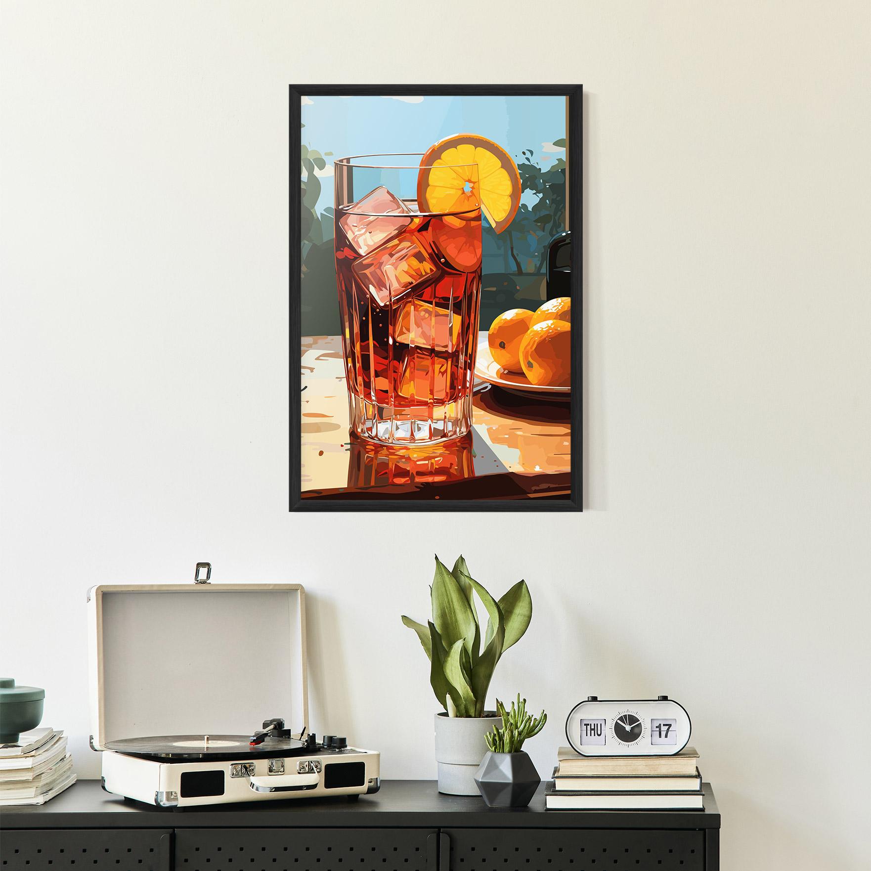 Poster Înrămat Cocktail Art mockup 2