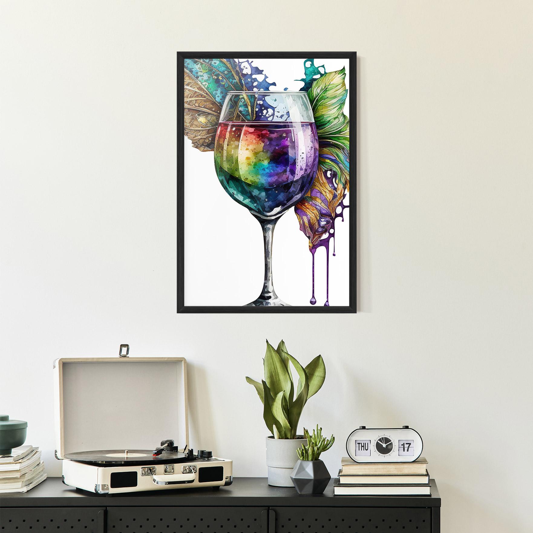 Poster Înrămat Colorful Drink mockup 2