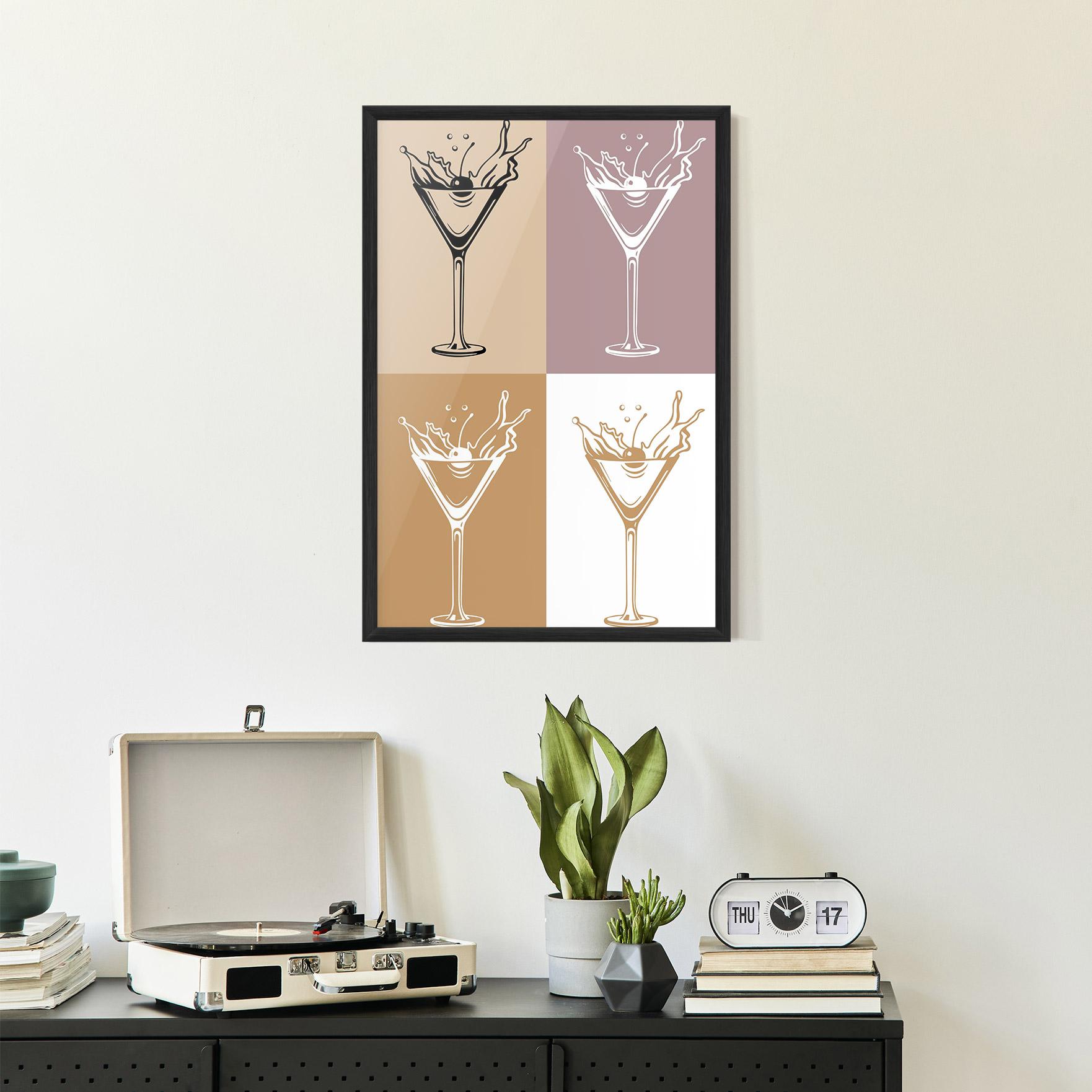 Poster Înrămat Drinks Mix mockup 2