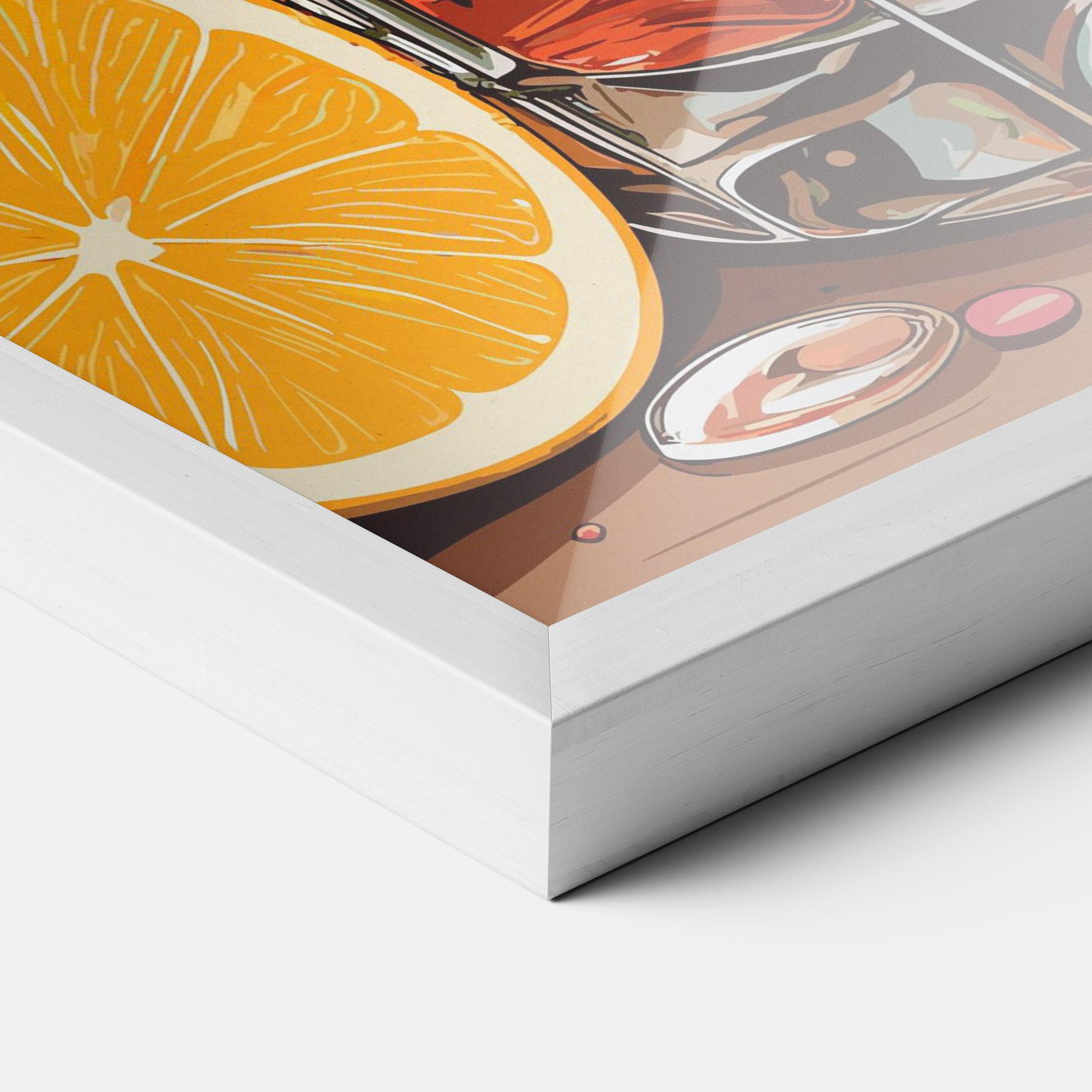 Poster Înrămat Brown Cocktail mockup 3