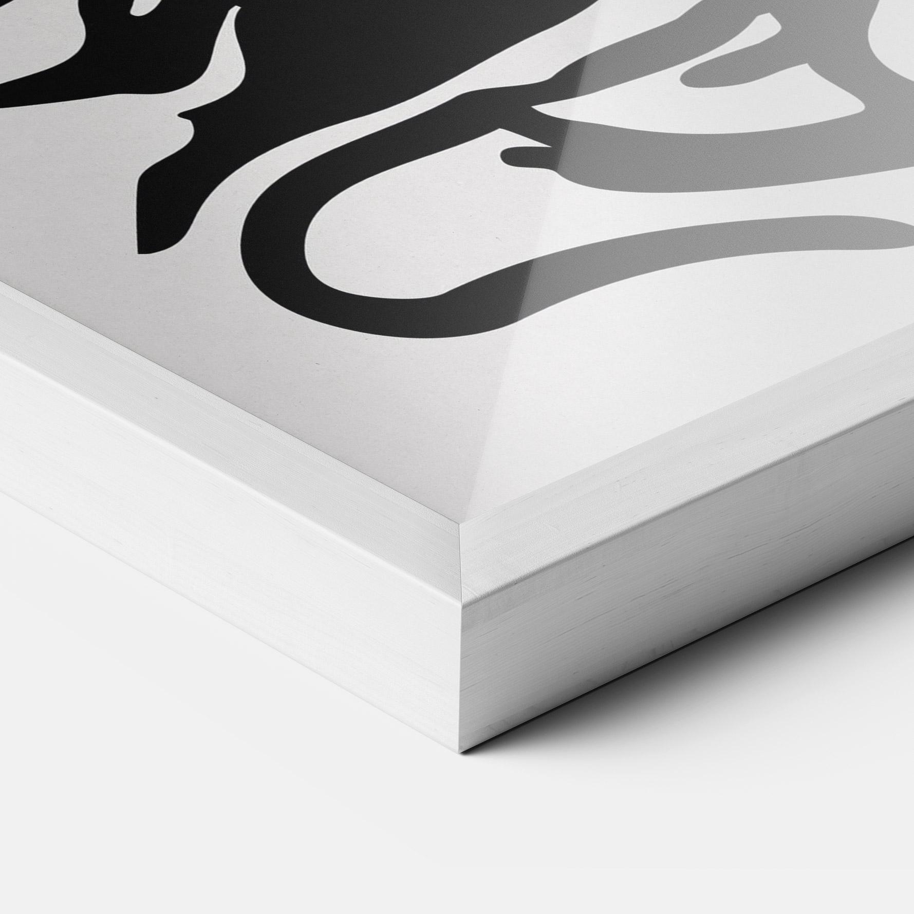 Poster Înrămat Orange Grey Drink mockup 3