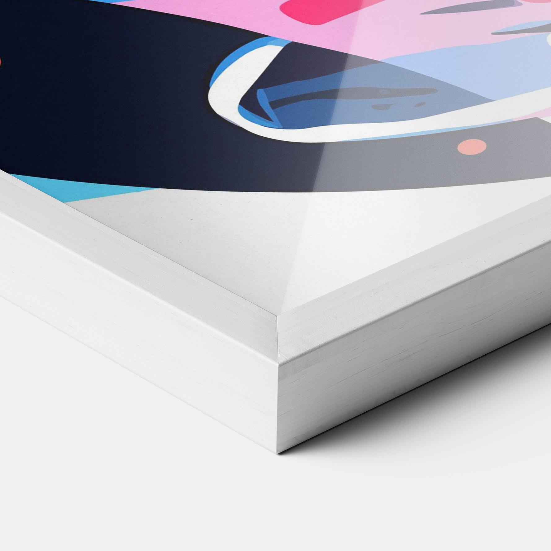 Poster Înrămat Red Cocktail Art mockup 3