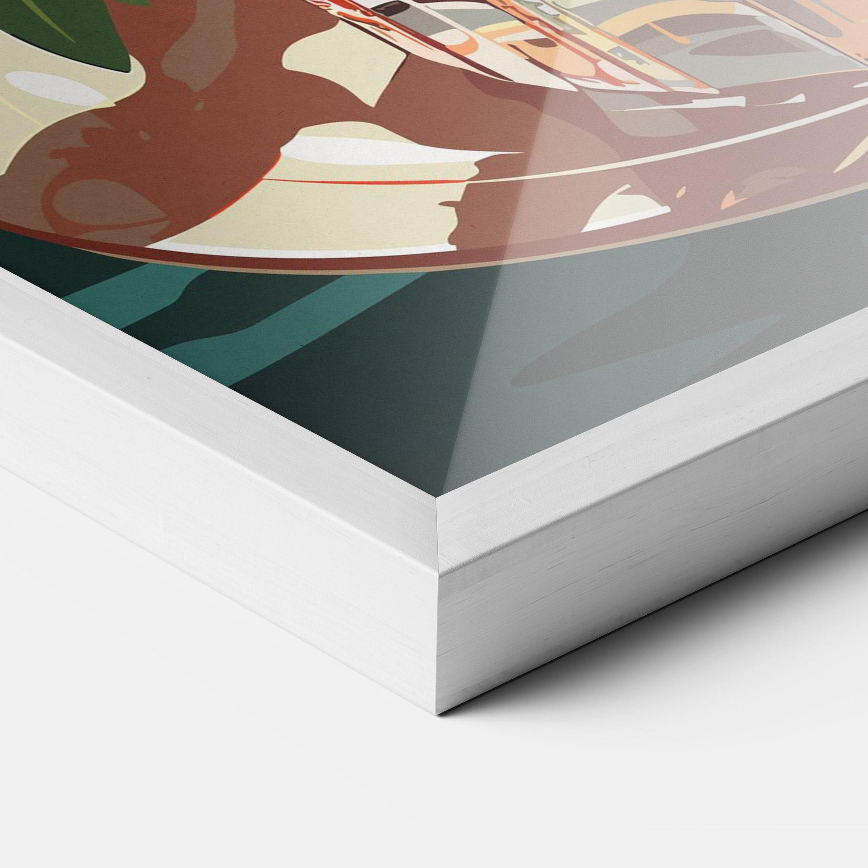 Poster Înrămat Sunset Cocktail mockup 3