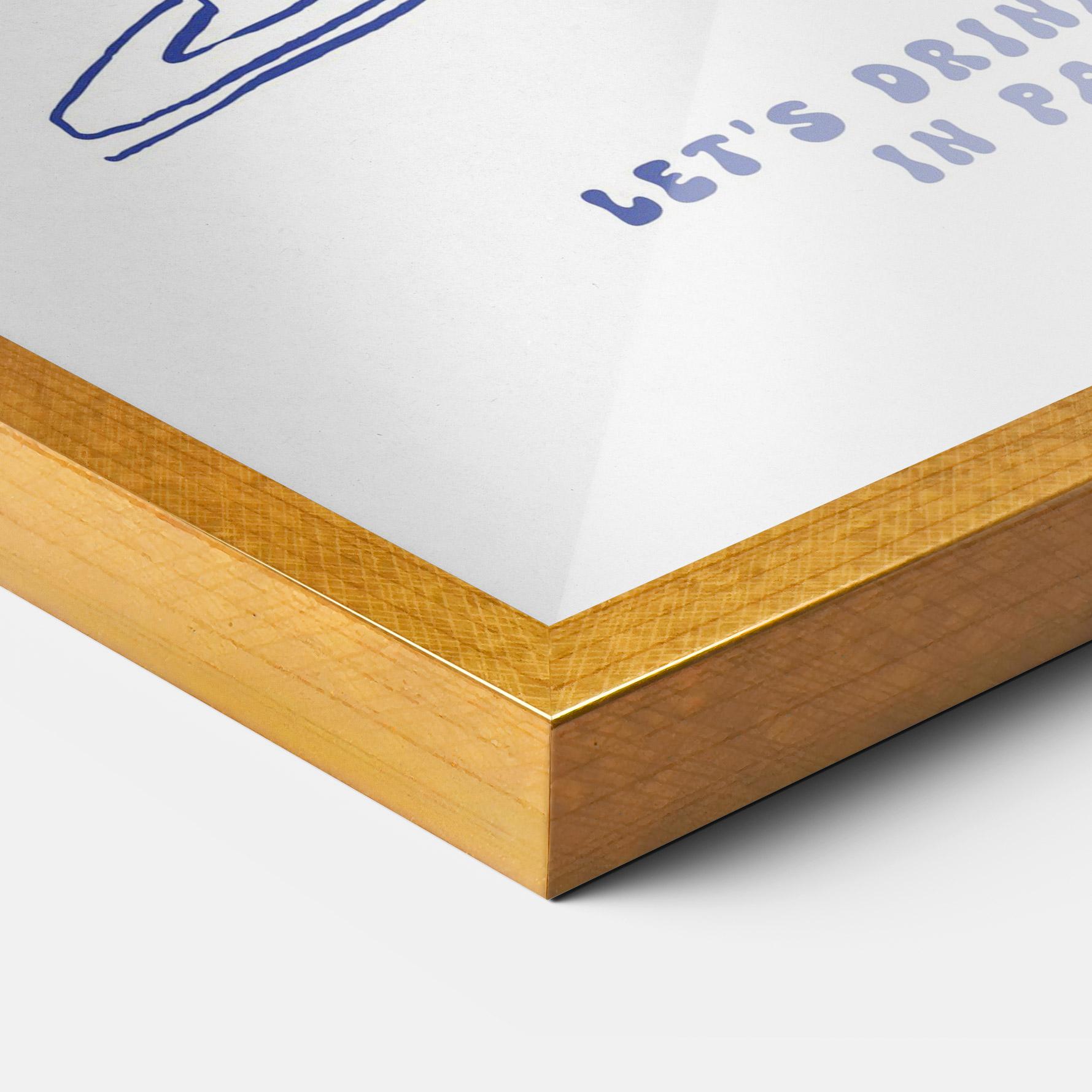 Poster Înrămat Lets Drink mockup 3