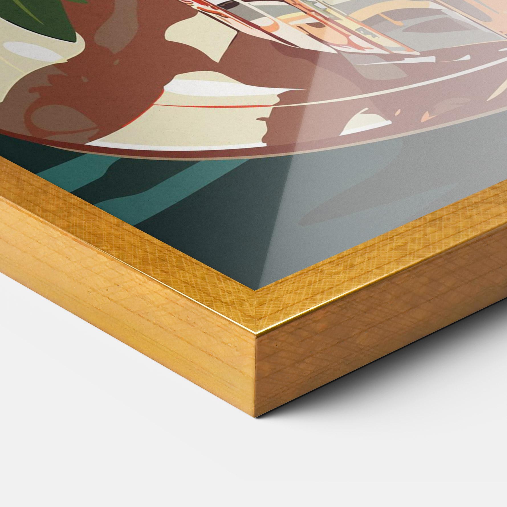 Poster Înrămat Sunset Cocktail mockup 3