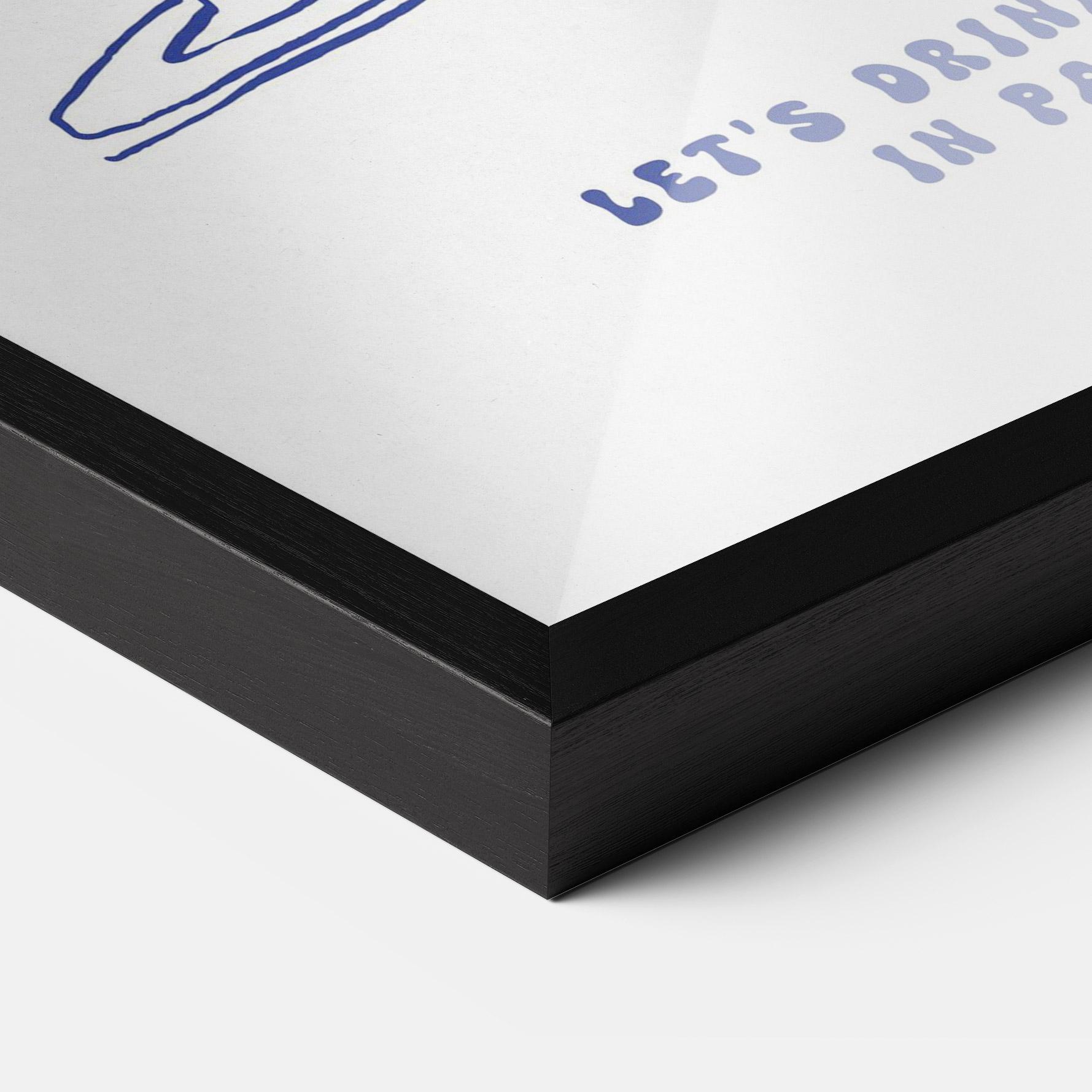 Poster Înrămat Lets Drink mockup 3