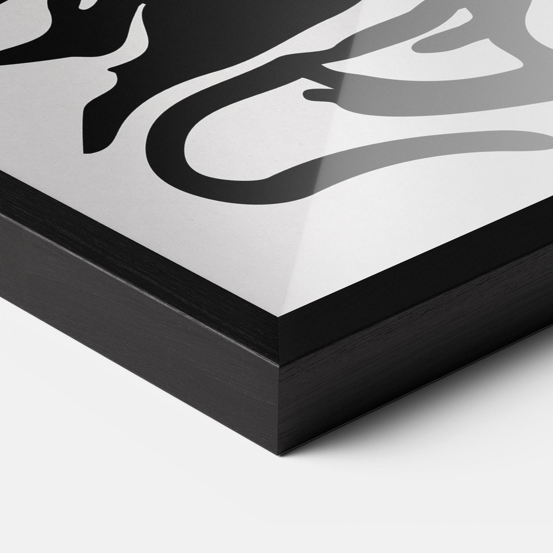 Poster Înrămat Orange Grey Drink mockup 3