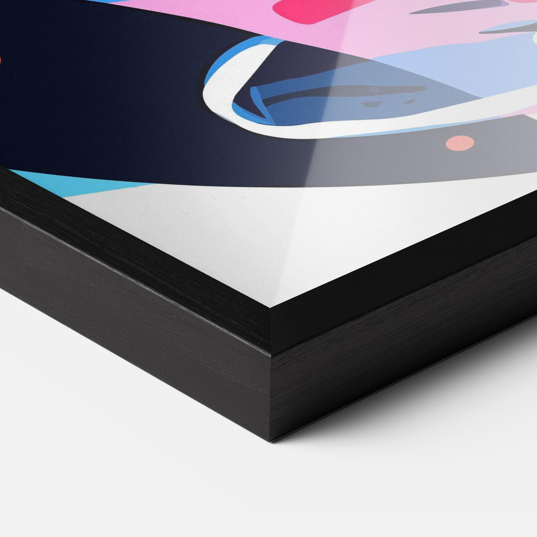 Poster Înrămat Red Cocktail Art mockup 3