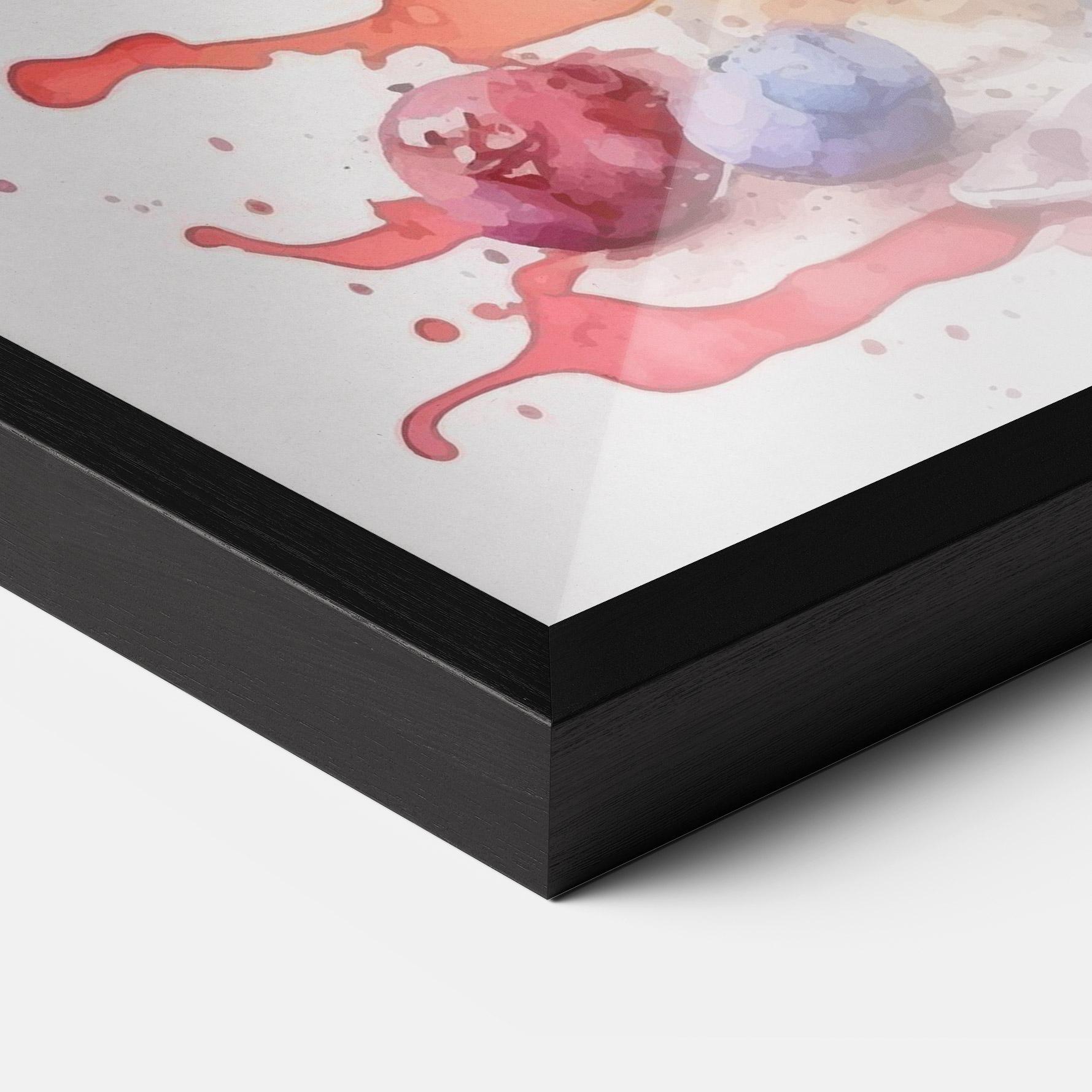 Poster Înrămat Watercolor Juice mockup 3