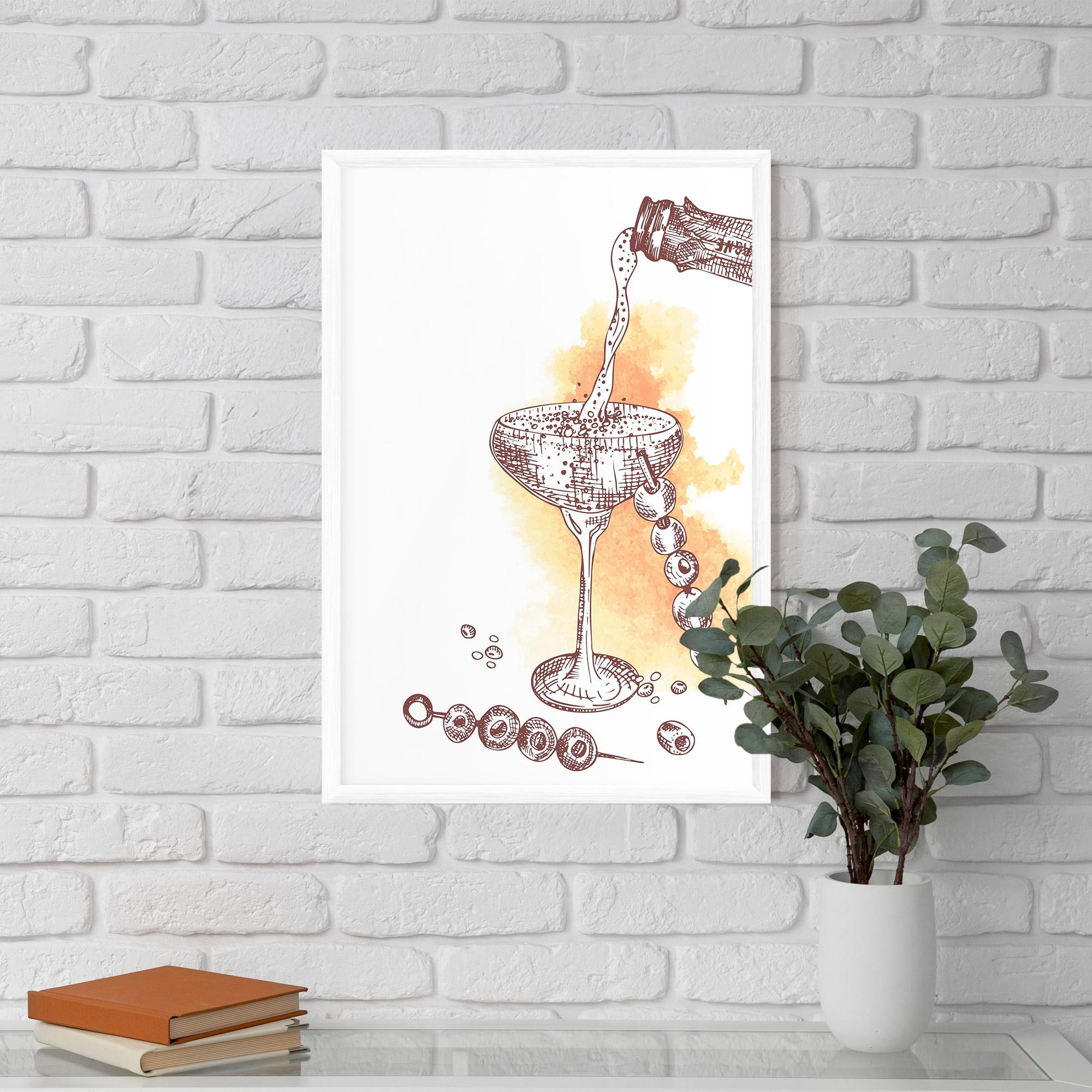 Poster Înrămat Cocktail mockup 5