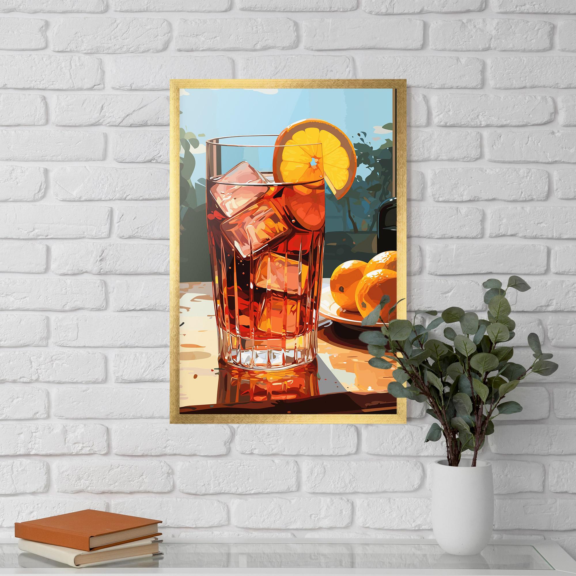 Poster Înrămat Cocktail Art mockup 5