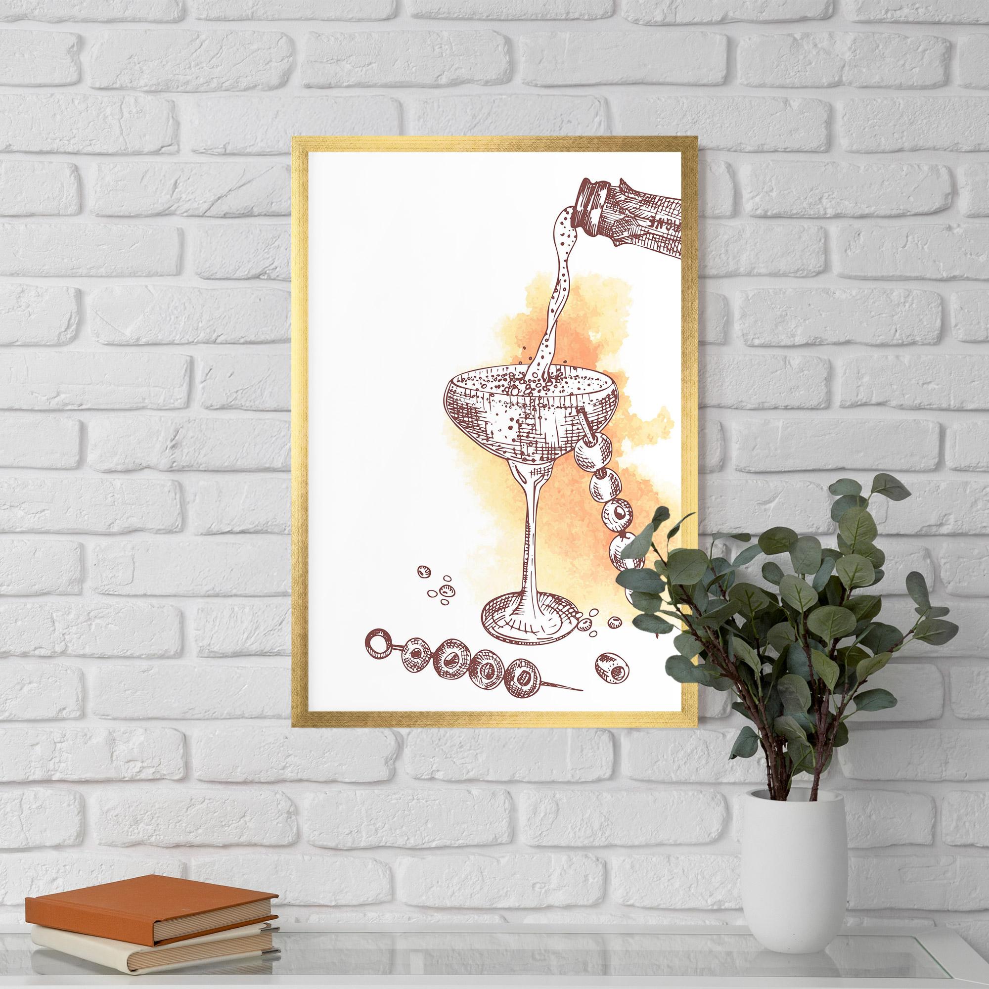 Poster Înrămat Cocktail mockup 5