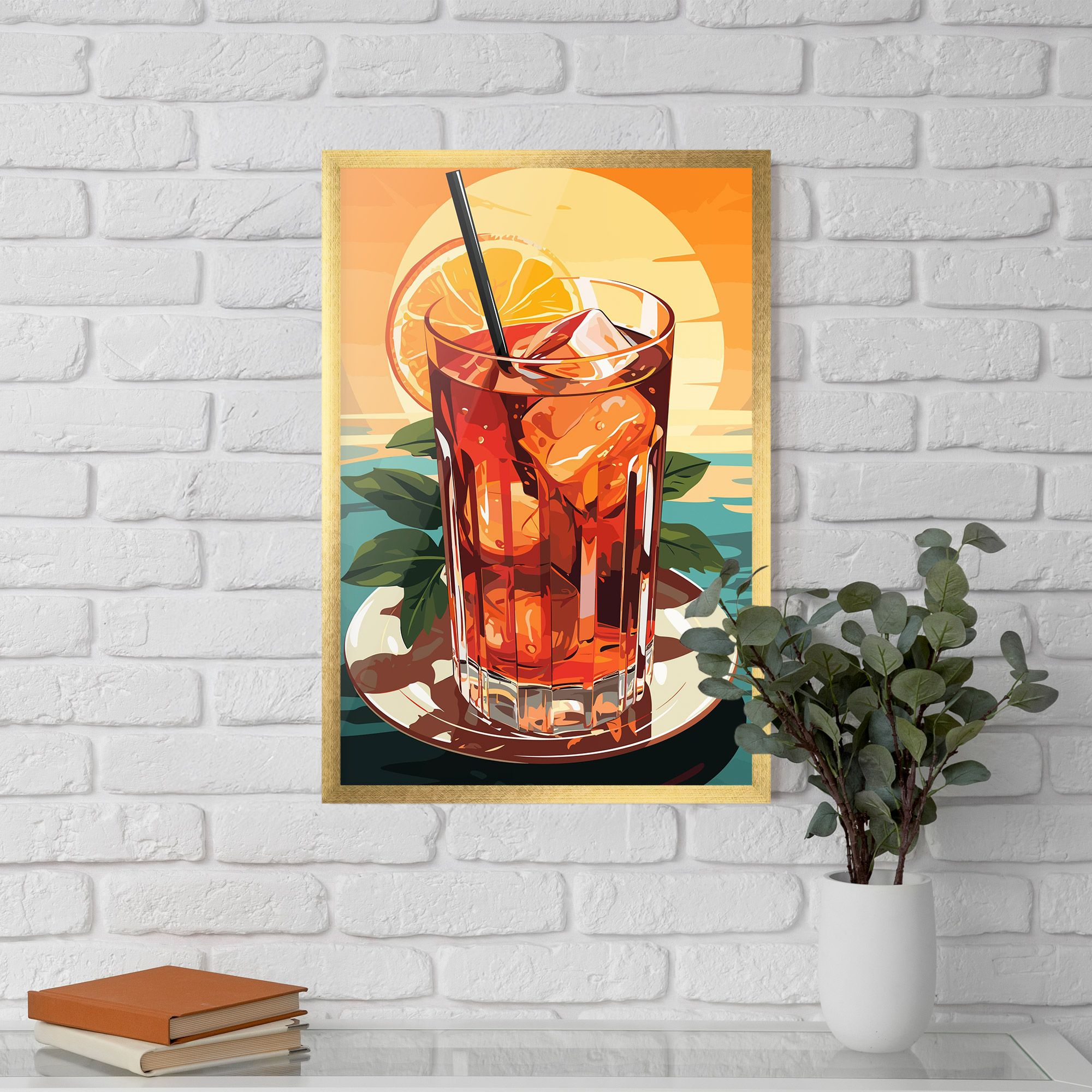 Sunset Cocktail mockup 5