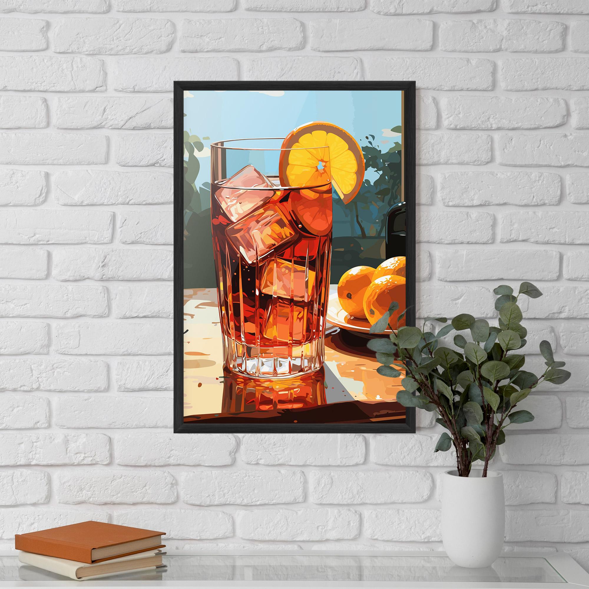 Poster Înrămat Cocktail Art mockup 5