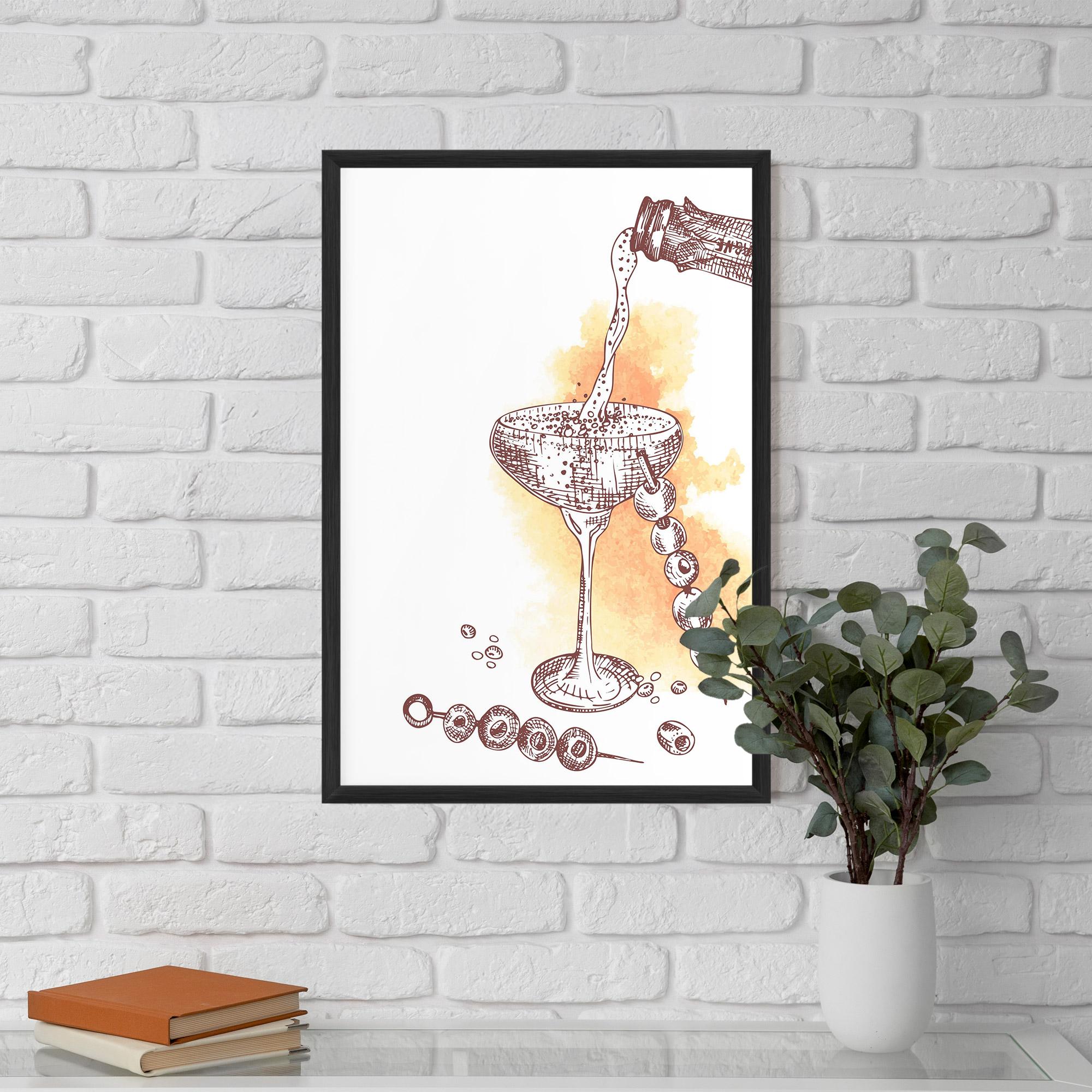 Poster Înrămat Cocktail mockup 5