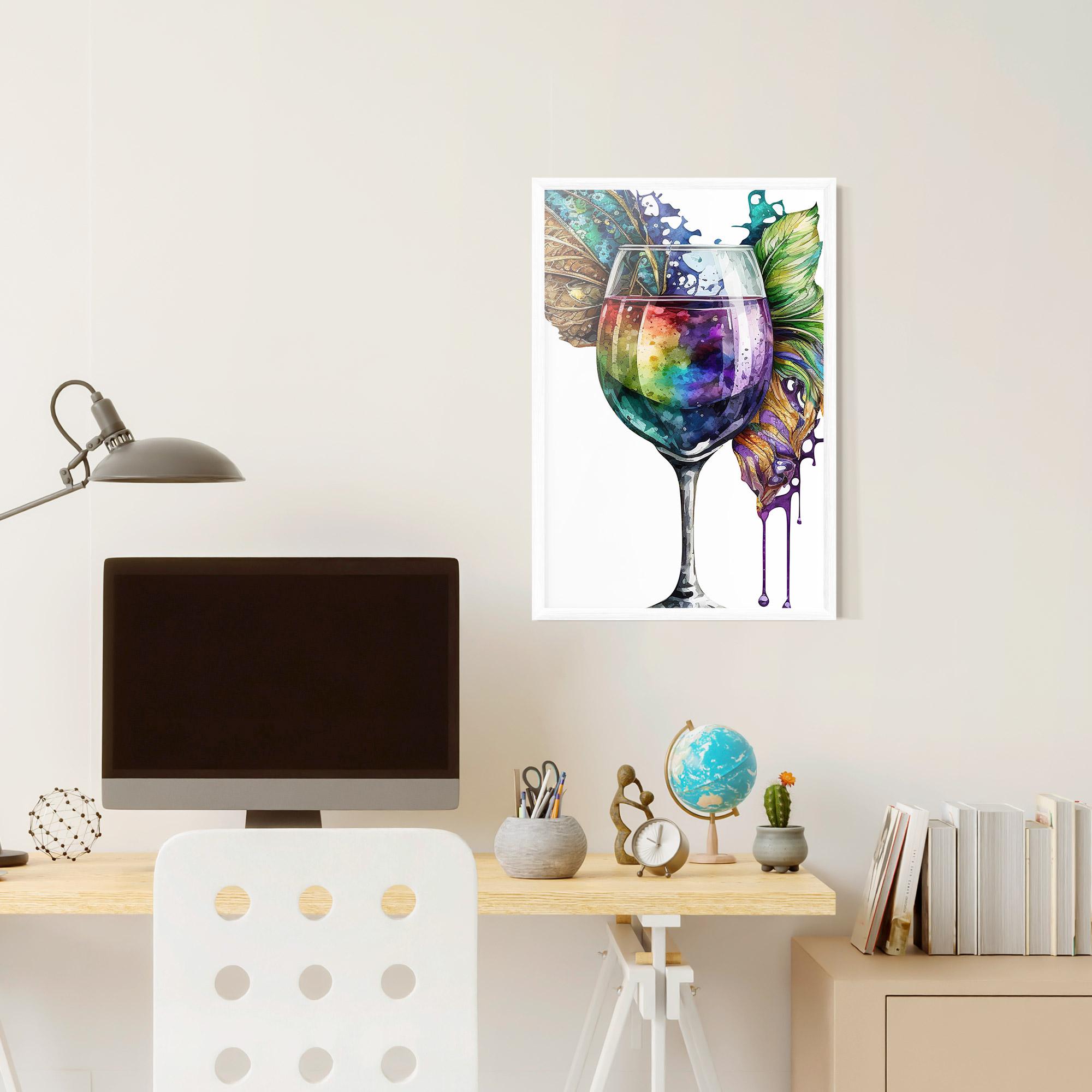 Poster Înrămat Colorful Drink mockup 6