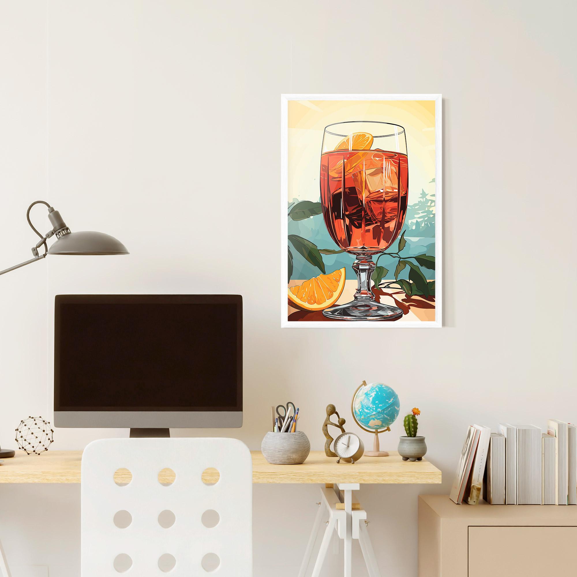 Poster Înrămat Sunrise Cocktail mockup 6