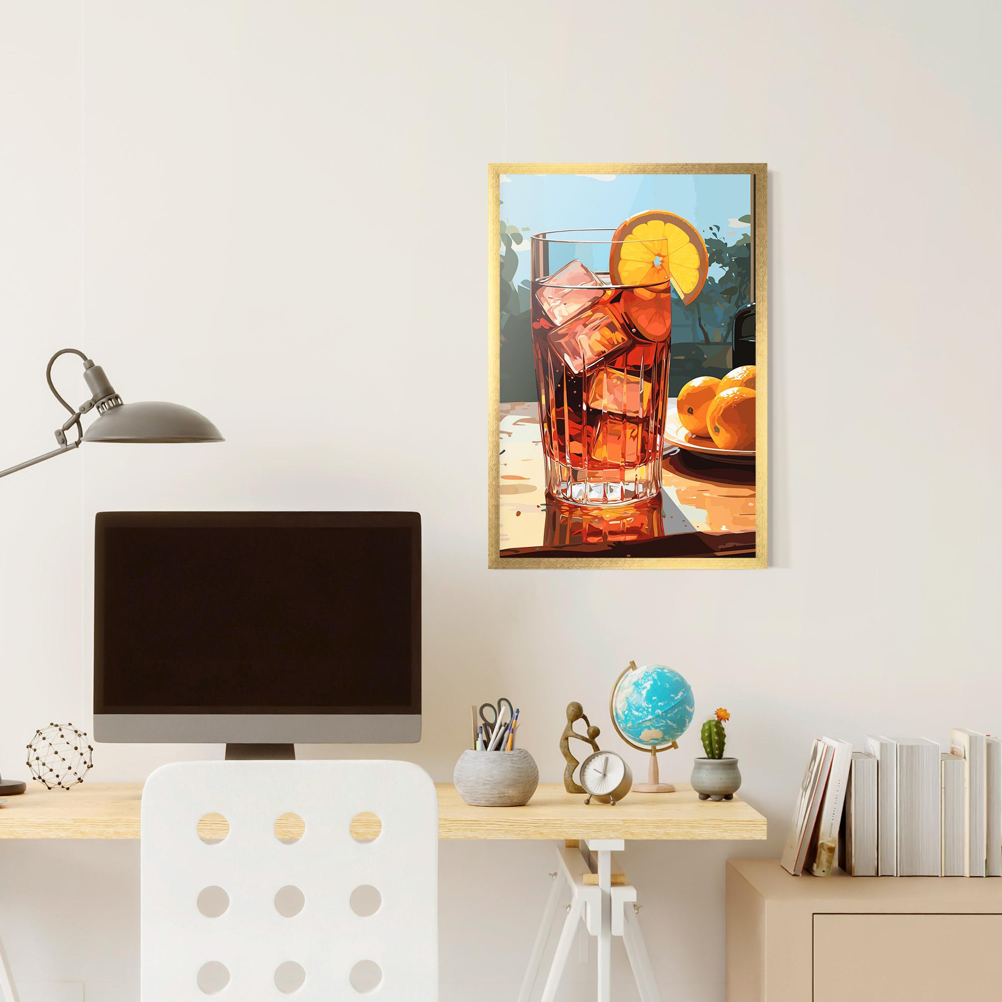 Poster Înrămat Cocktail Art mockup 6