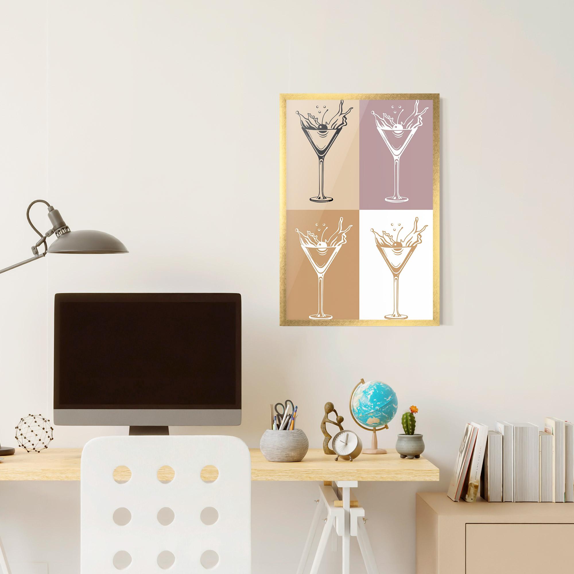 Poster Înrămat Drinks Mix mockup 6