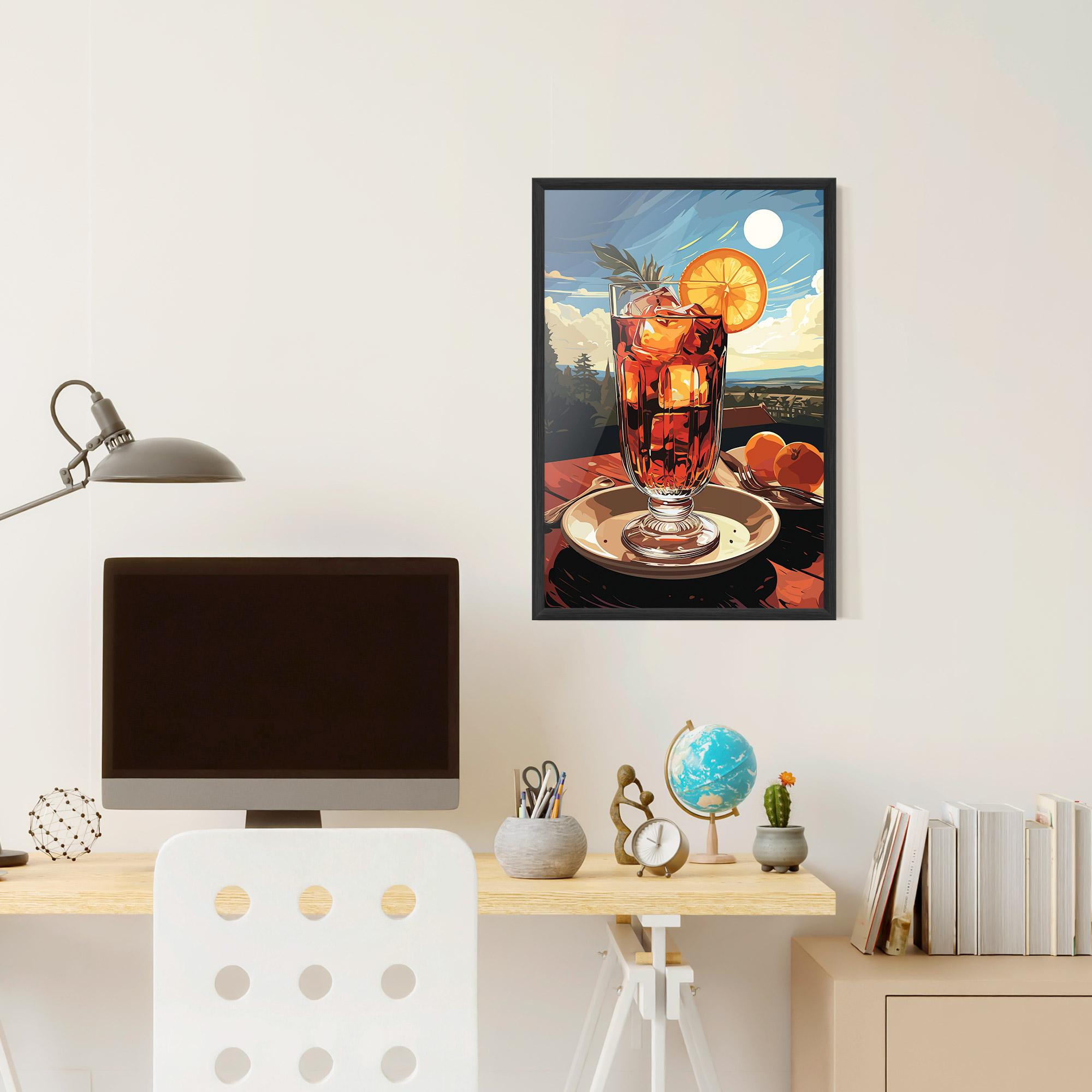 Poster Înrămat Cocktail Orange mockup 6