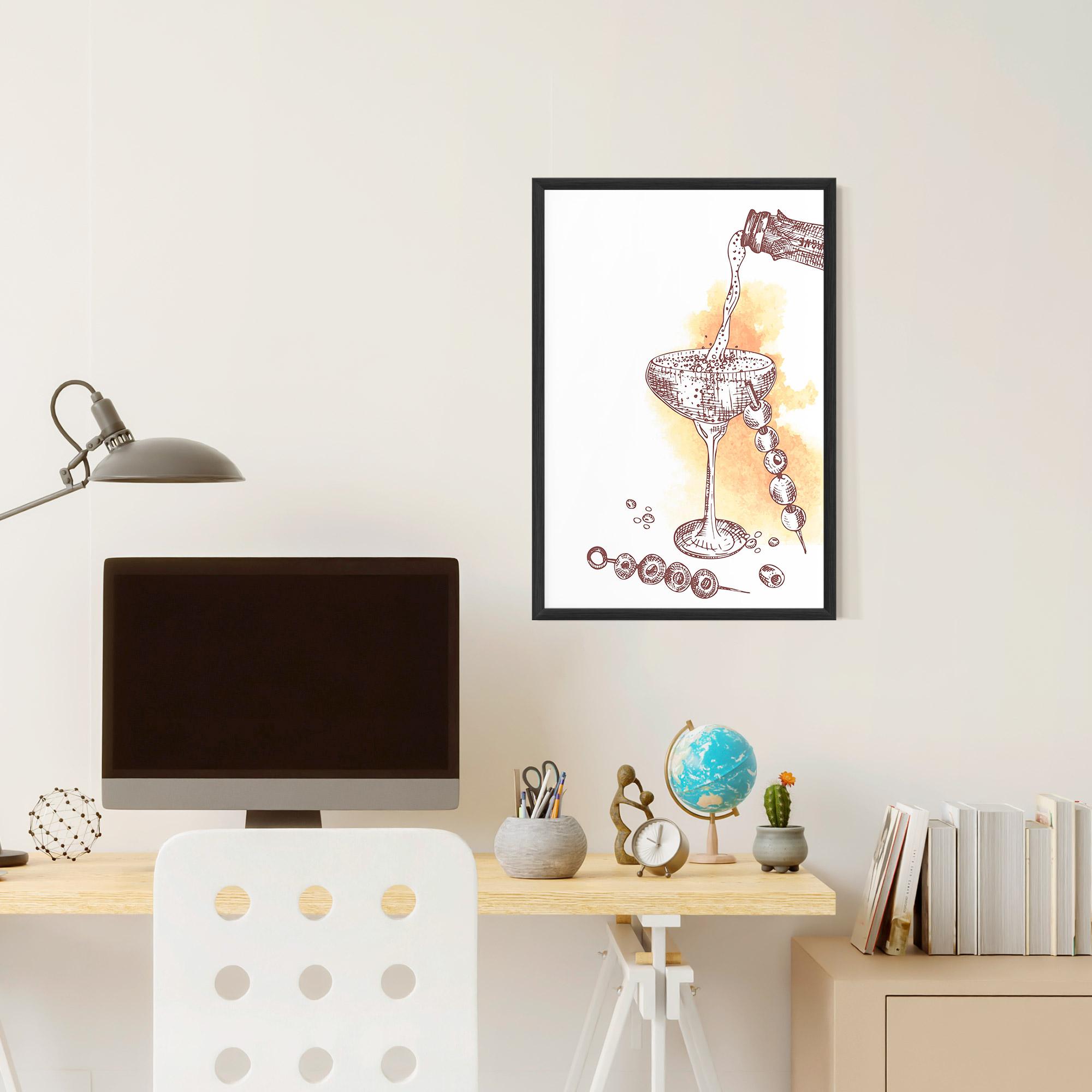 Poster Înrămat Cocktail mockup 6