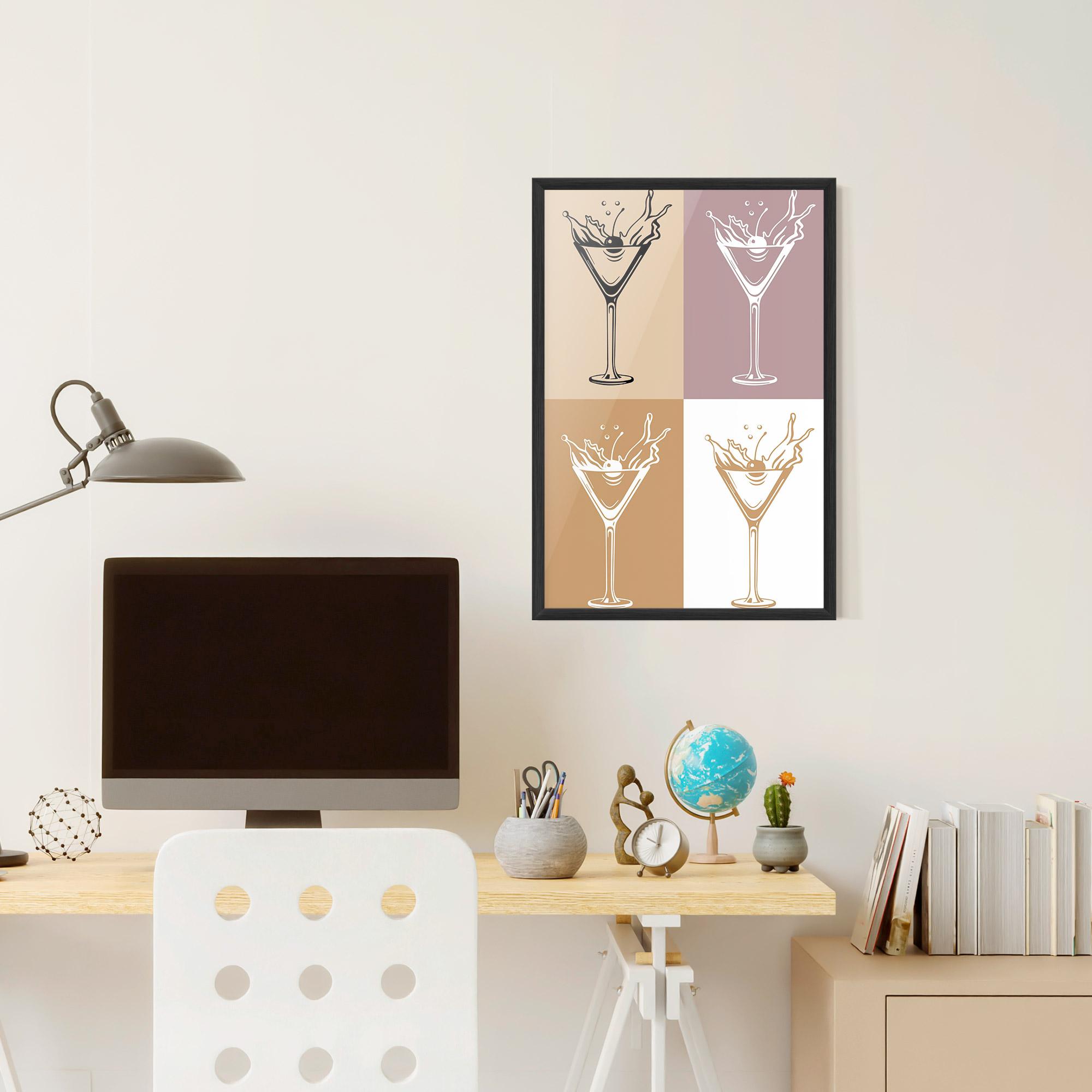 Poster Înrămat Drinks Mix mockup 6