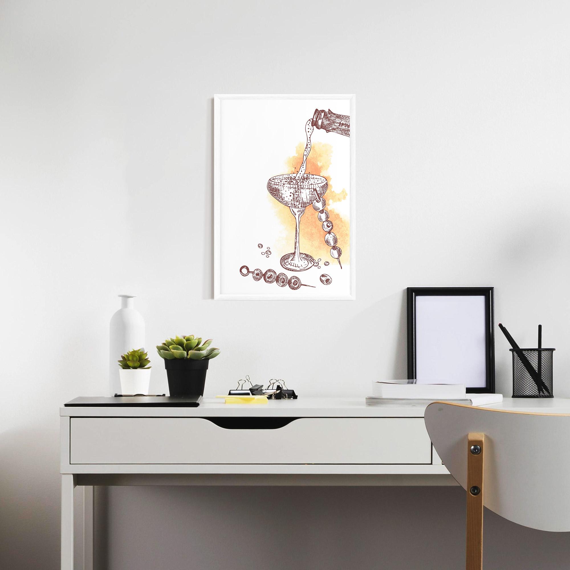 Poster Înrămat Cocktail mockup 7